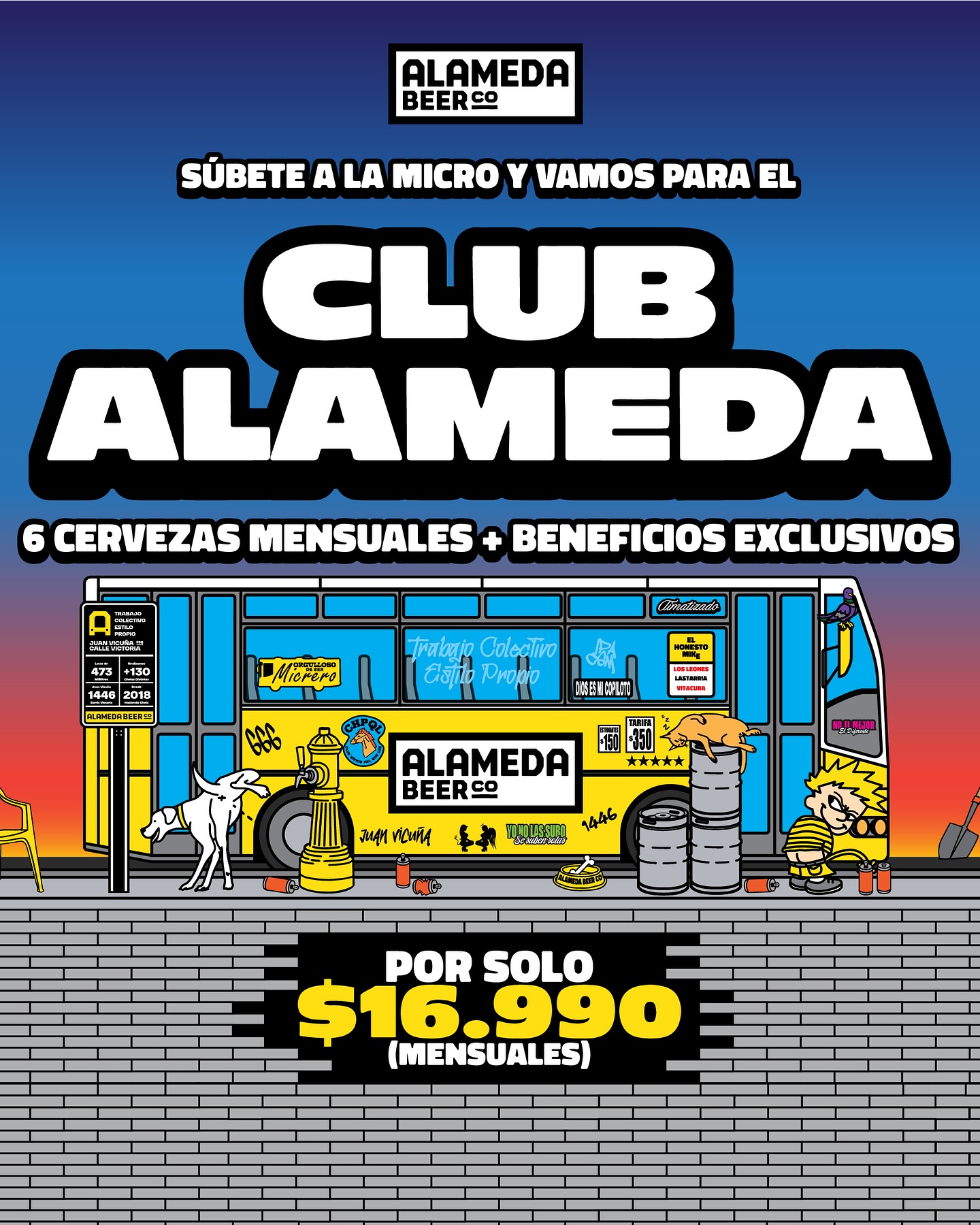 Alameda Beer Co. Facebook ad: Club Alameda Beer Co