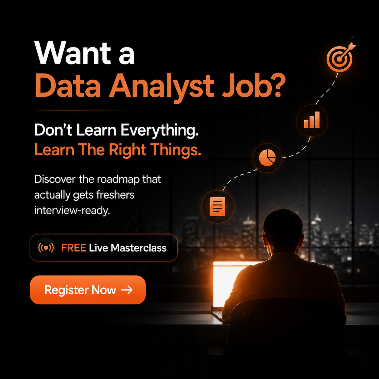 Project Shift Facebook ad: Crack Your First ₹4-5 LPA Data Analyst Job