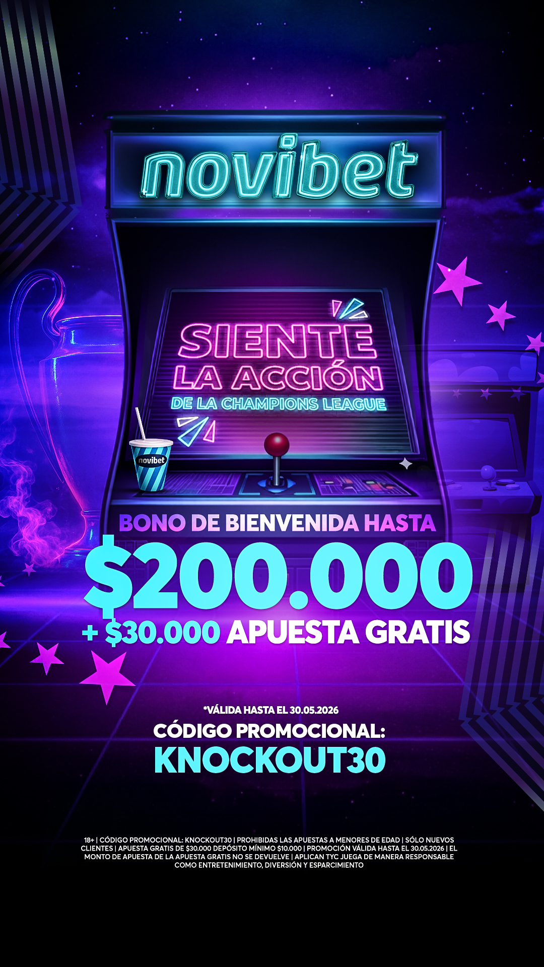 Novibet Chile Facebook ad