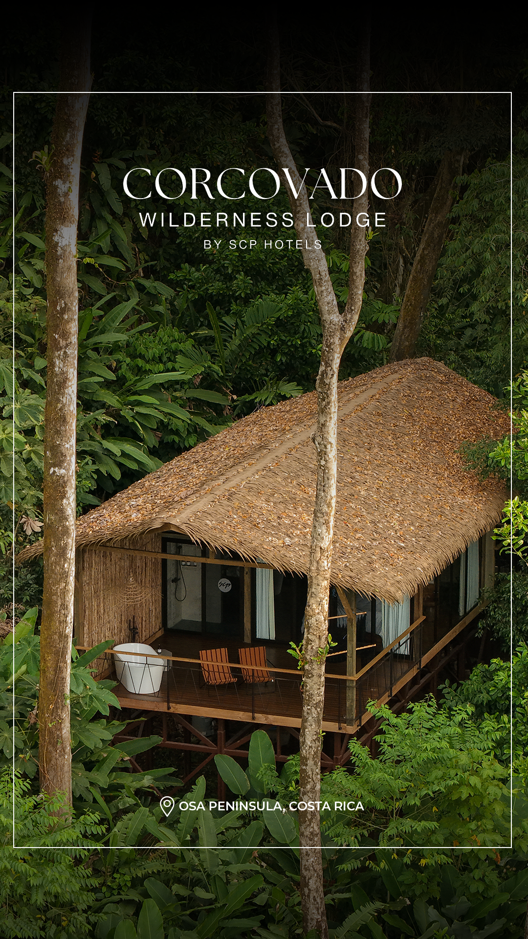 SCP Corcovado Wilderness Lodge Facebook ad