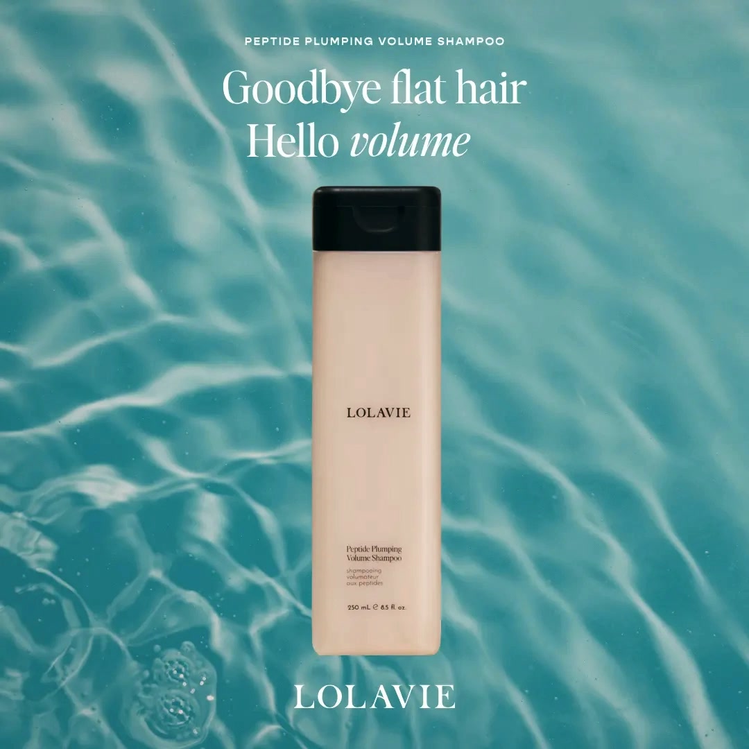 LolaVie Facebook ad: Fuller-Looking Hair Starts Here
