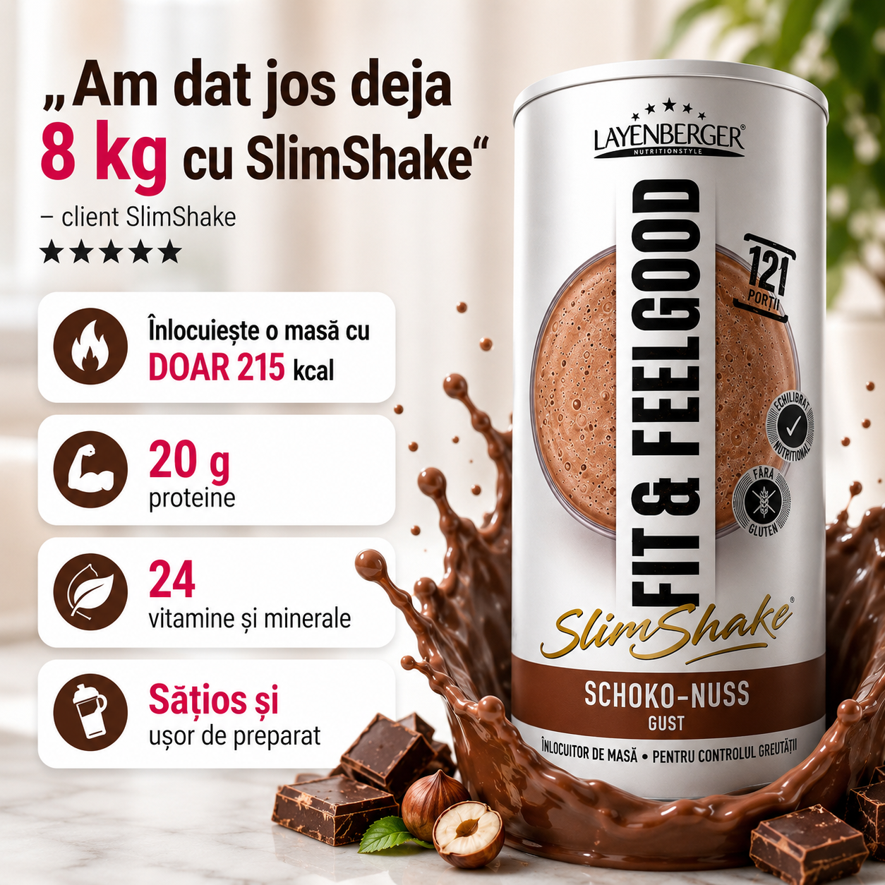 SlimShake-RO Facebook ad