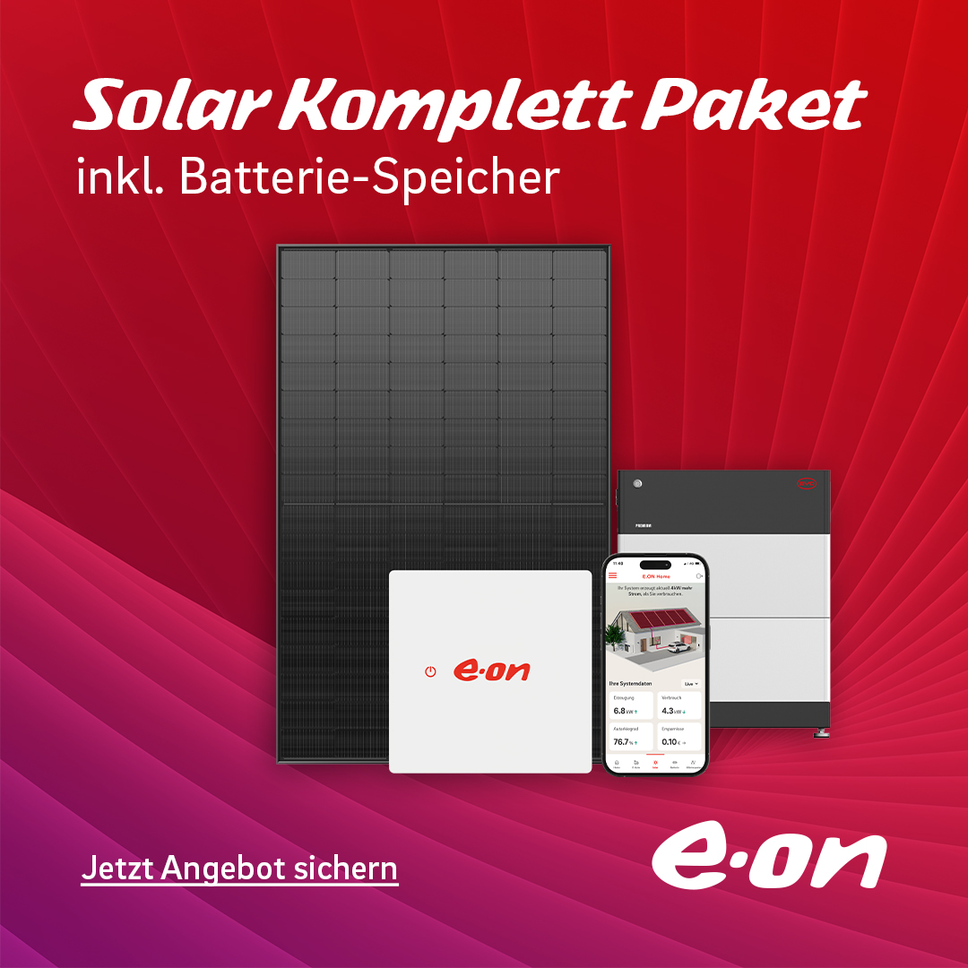 e.on Facebook ad: Solarstrom vom Dach: Angebot nutzen