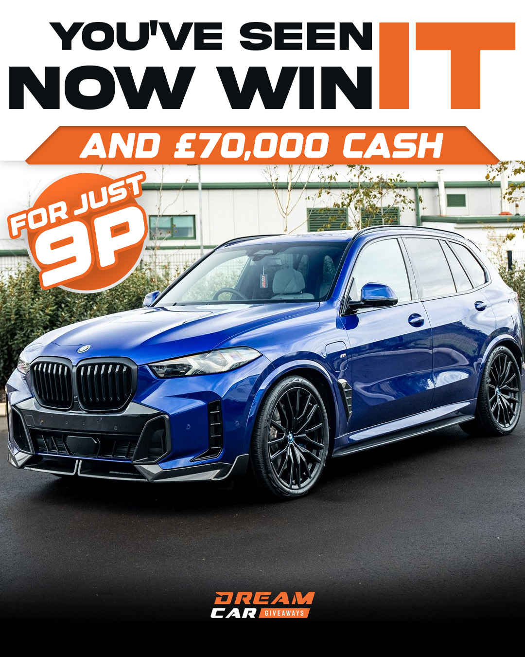 Dream Car Giveaways Facebook ad