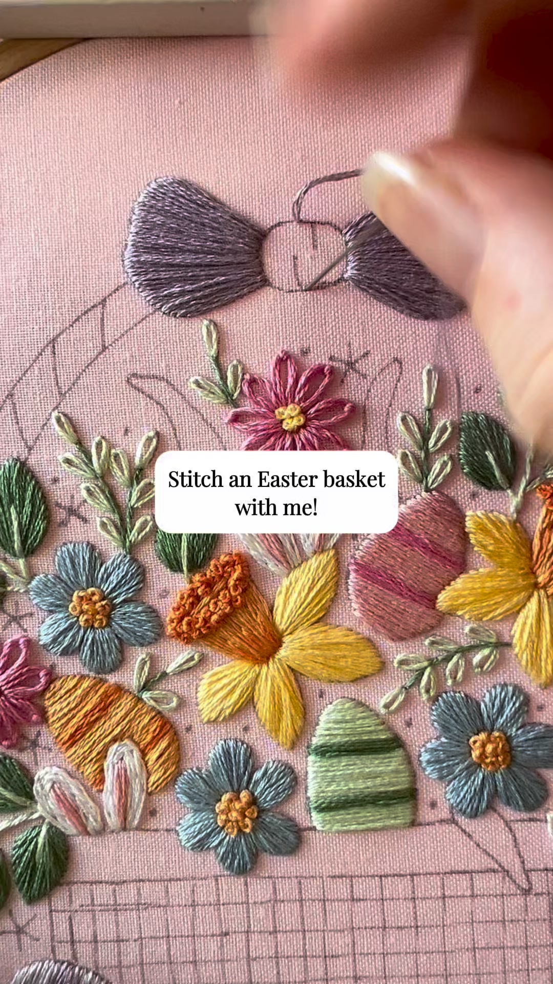 Clever Poppy Facebook ad: Easter Stitching
