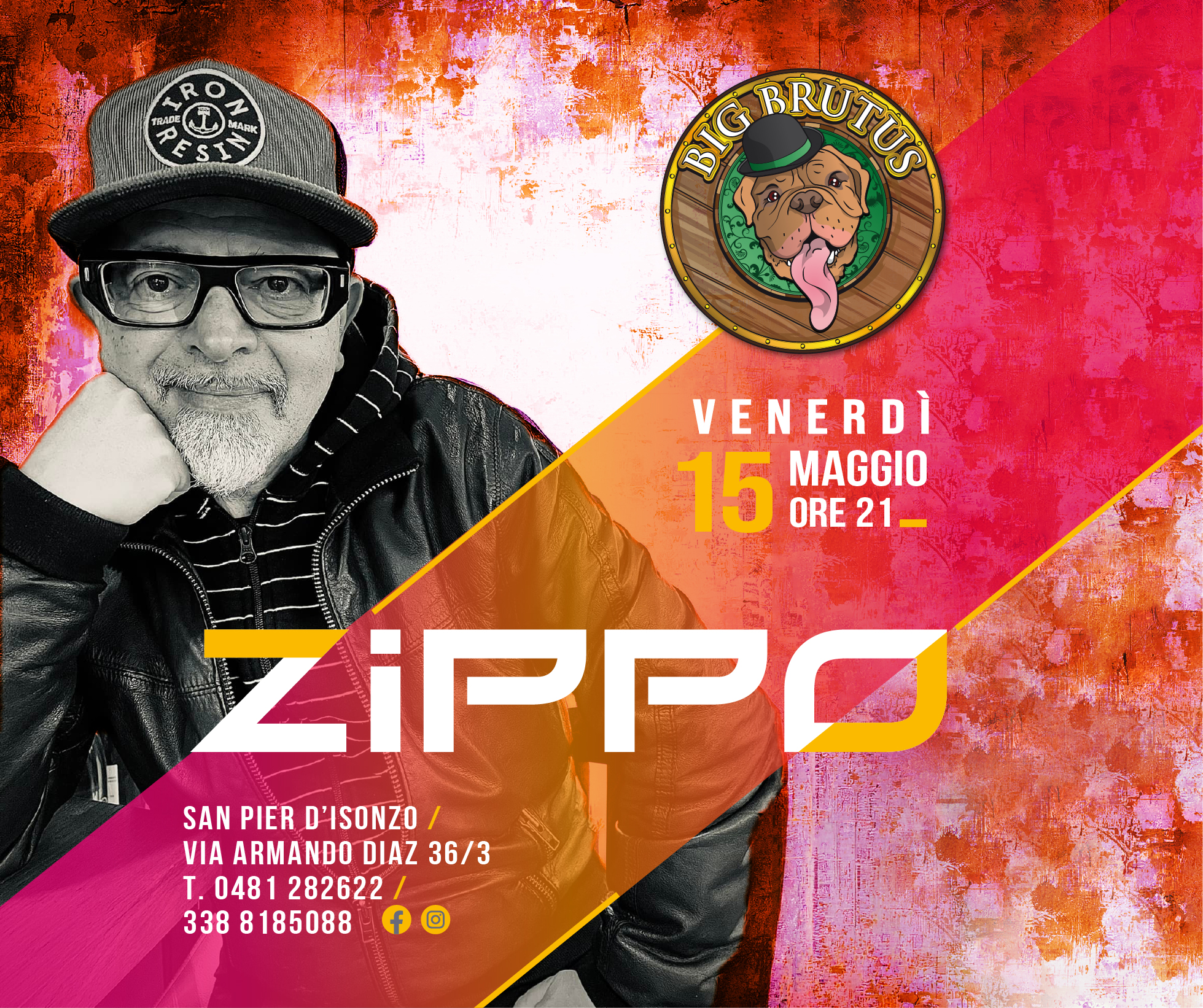 Big Brutus Facebook ad: VENERDÌ 15 MAGGIO AL BIG BRUTUS - Dj set by ZIPPO