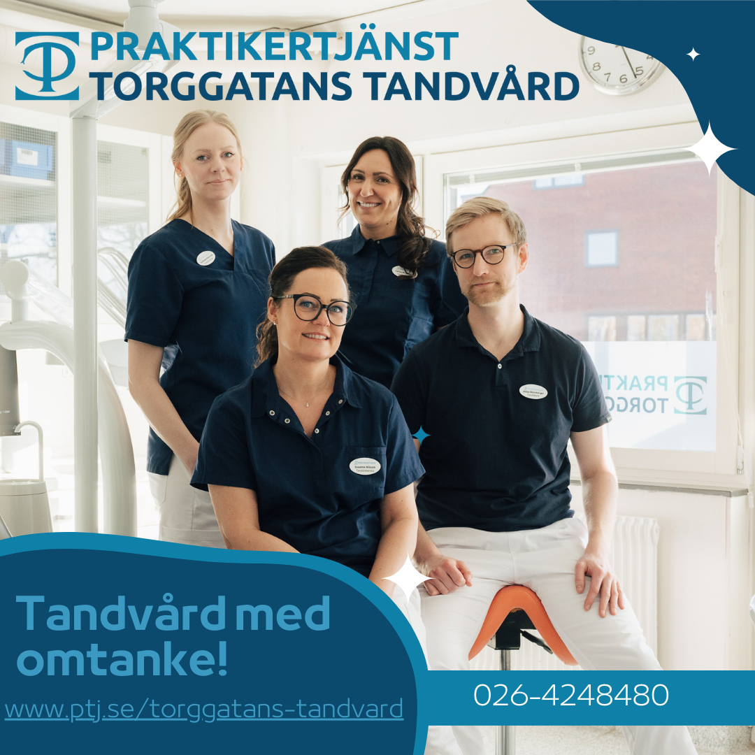 Torggatans Tandvård Facebook ad: VÄLKOMMEN TILL OSS