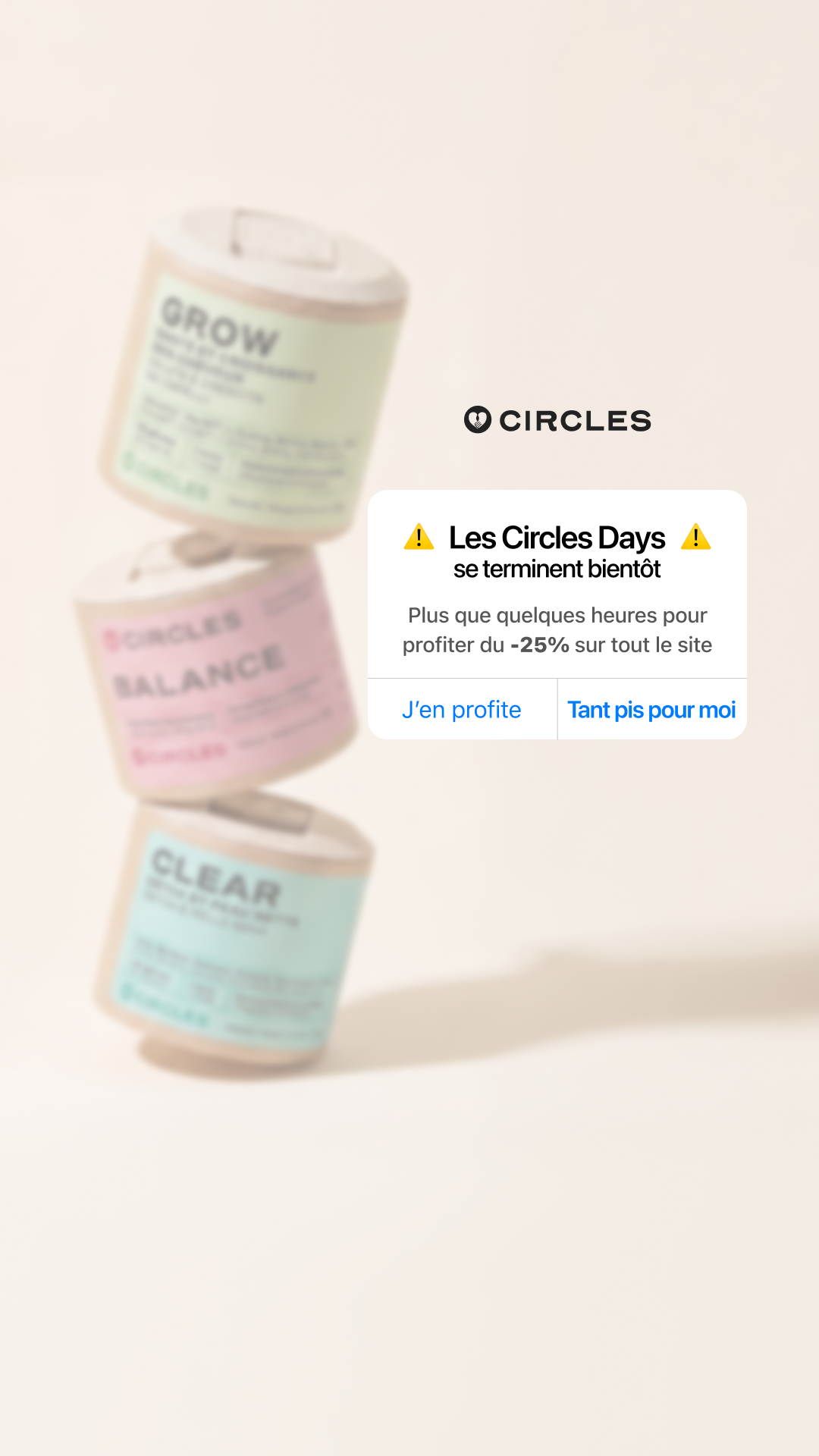 Circles Facebook ad