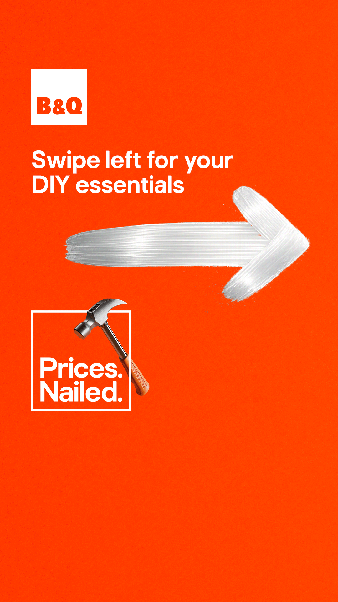 B&Q Facebook ad