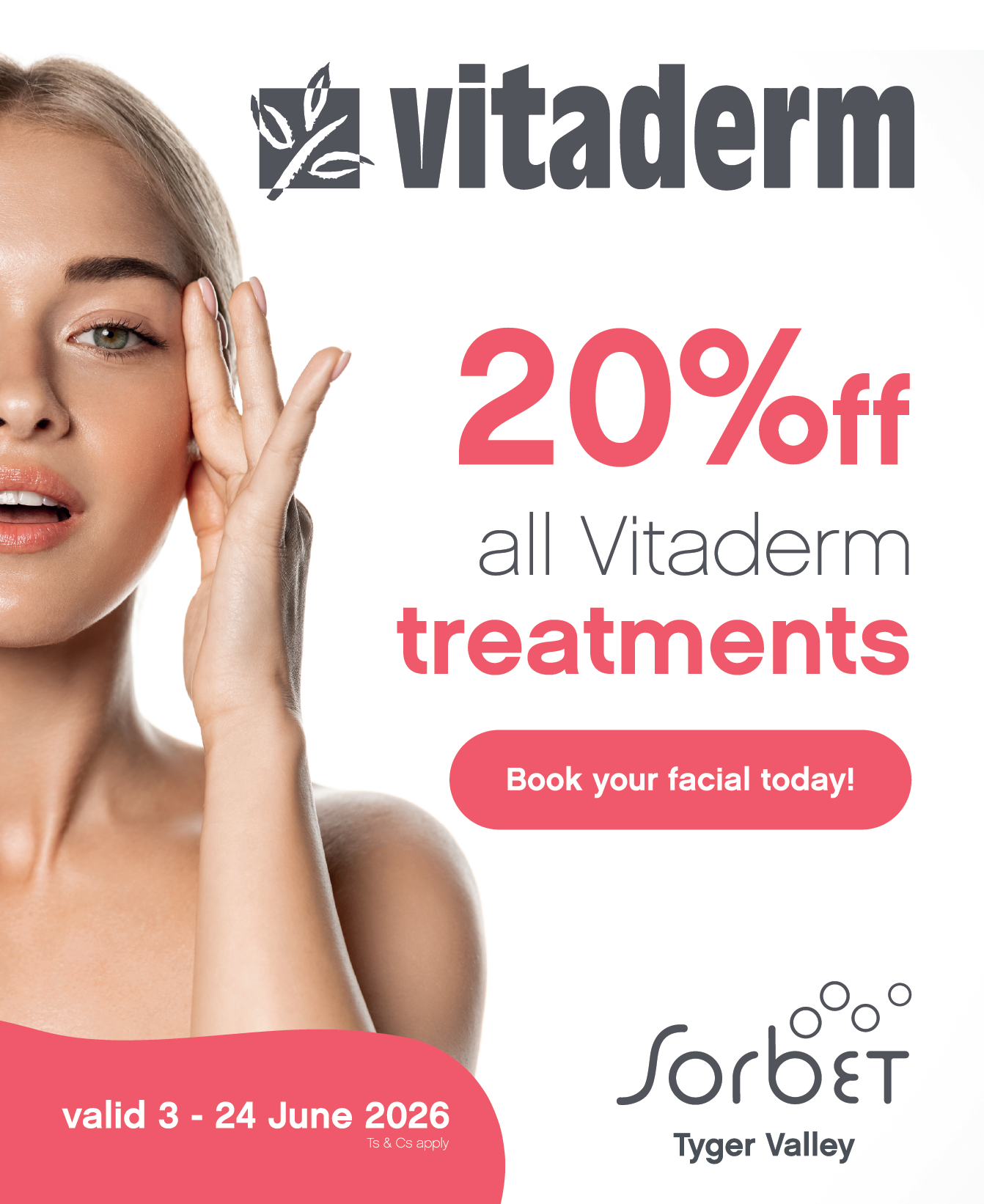 Vitaderm Professional Skincare Facebook ad