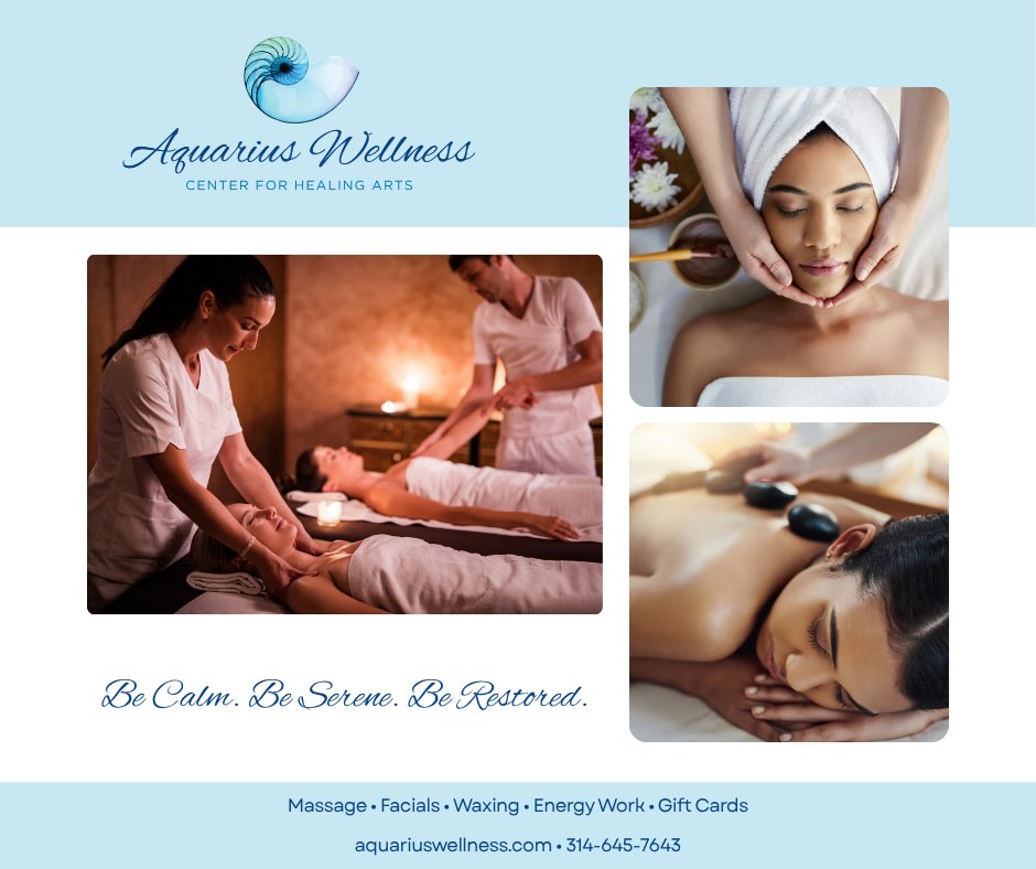 Aquarius Wellness Center For Healing Arts and Massage Therapy-St. Louis Facebook ad