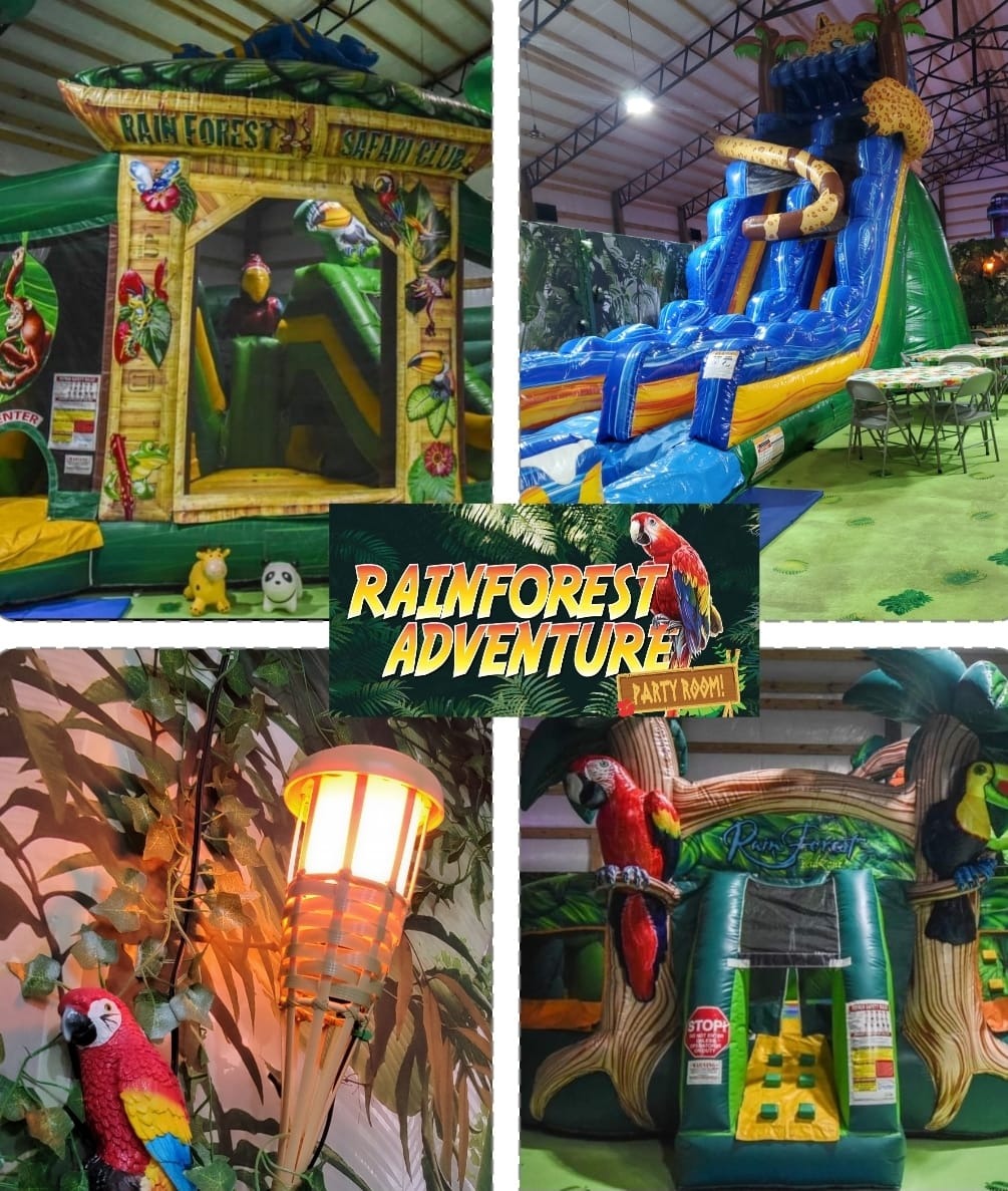Bouncers Inflatable Rentals Facebook ad: Your Epic Summer Party starts here!