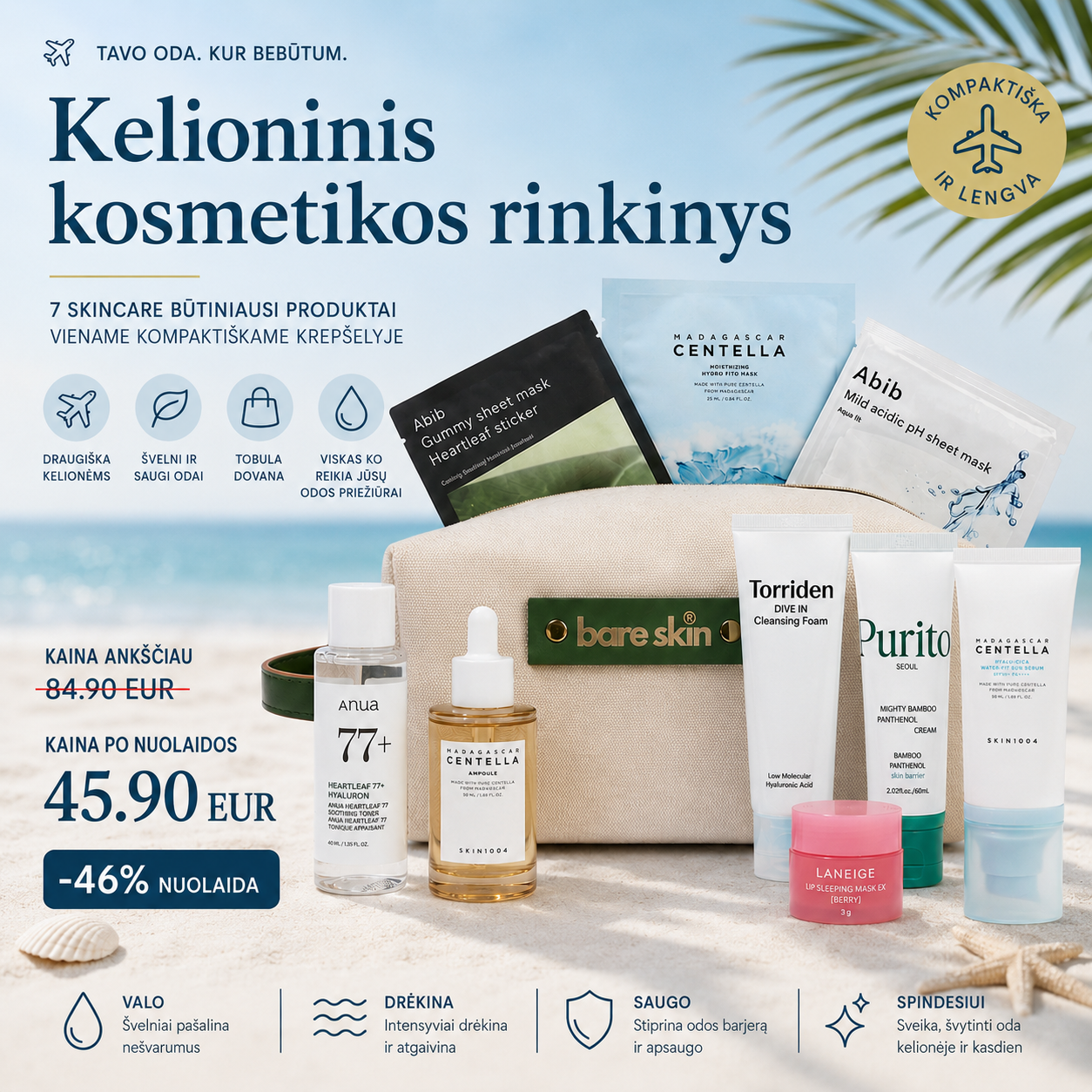 Bareskin.lt Facebook ad