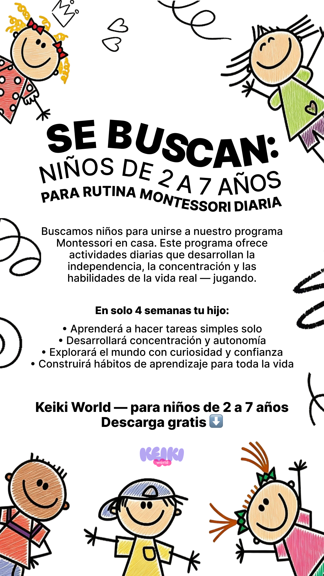 Números, alfabeto y rompecabezas para niños Facebook ad: La app #1 para niños
