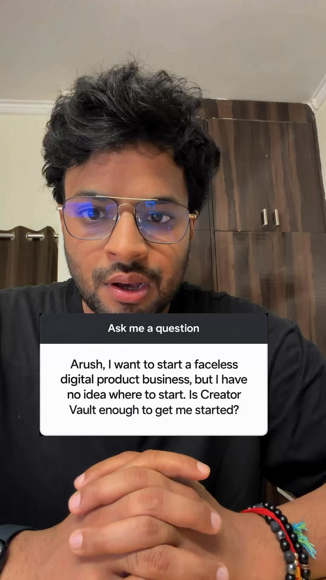 Arush Aggarwal Facebook ad: Starting From Zero? Watch This.