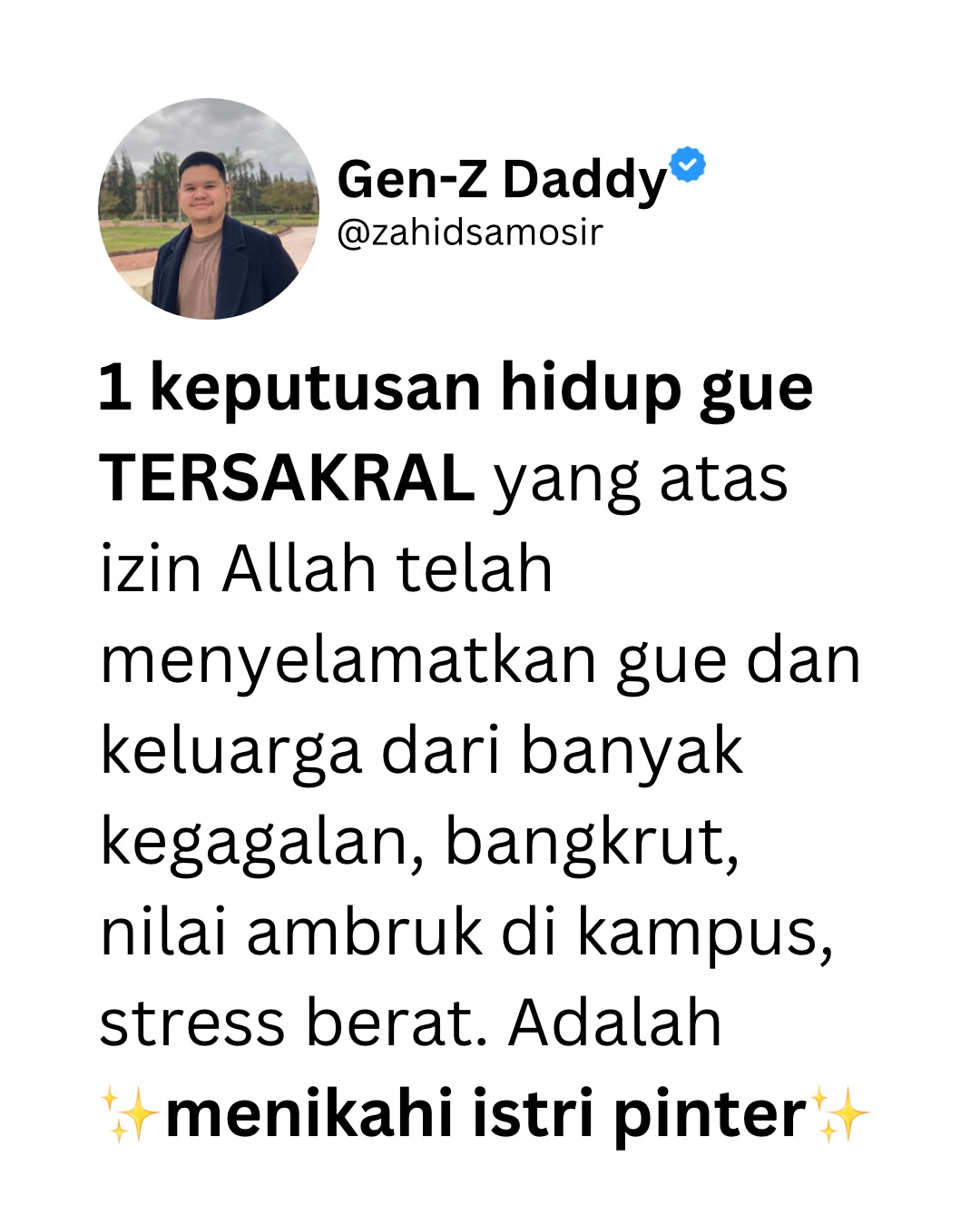 zahidsamosir Facebook ad: Kisah hebat siapa yang kalian tau di balik…