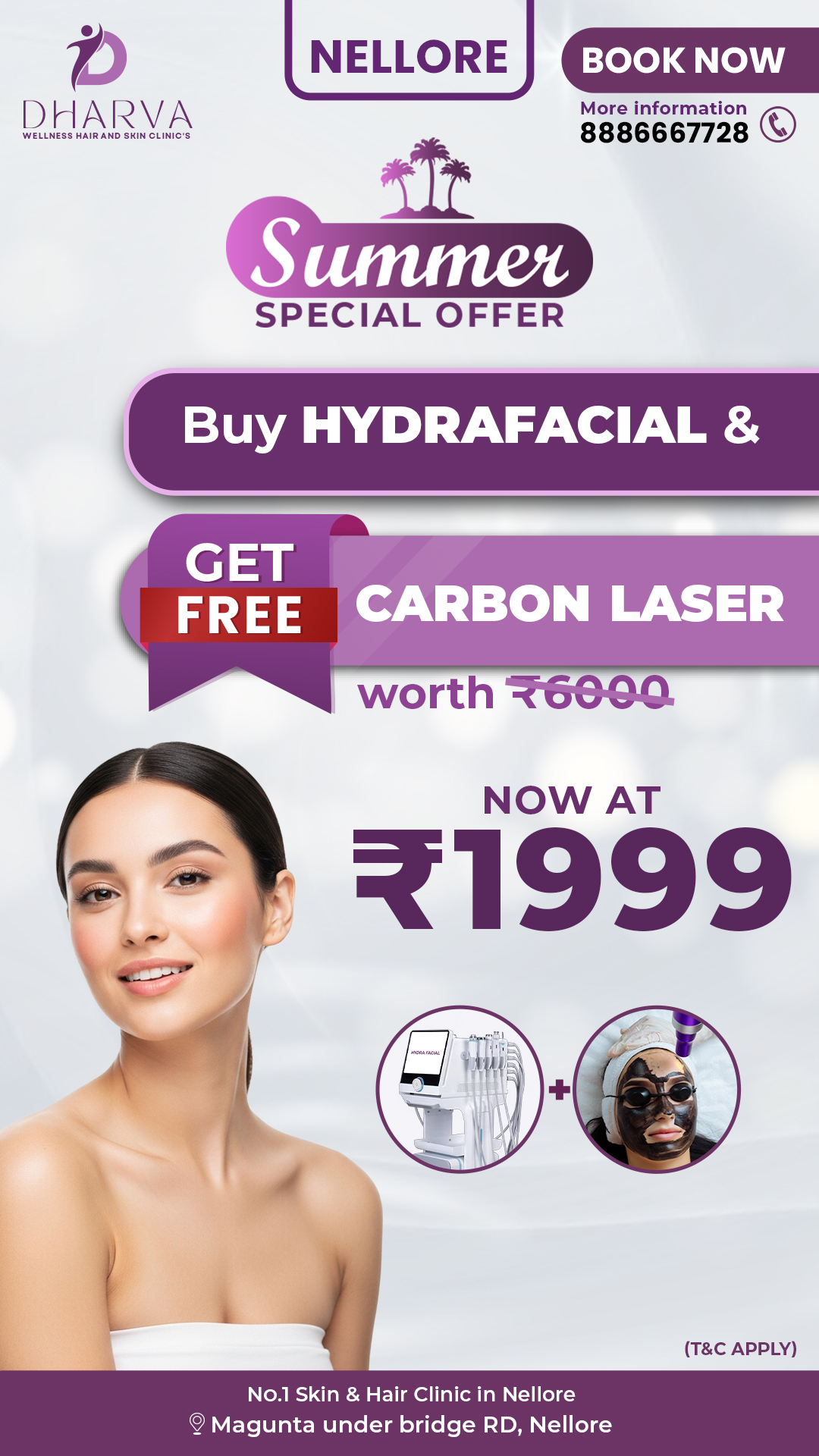 Dharva Wellness Hair And Skin Clinics Facebook ad