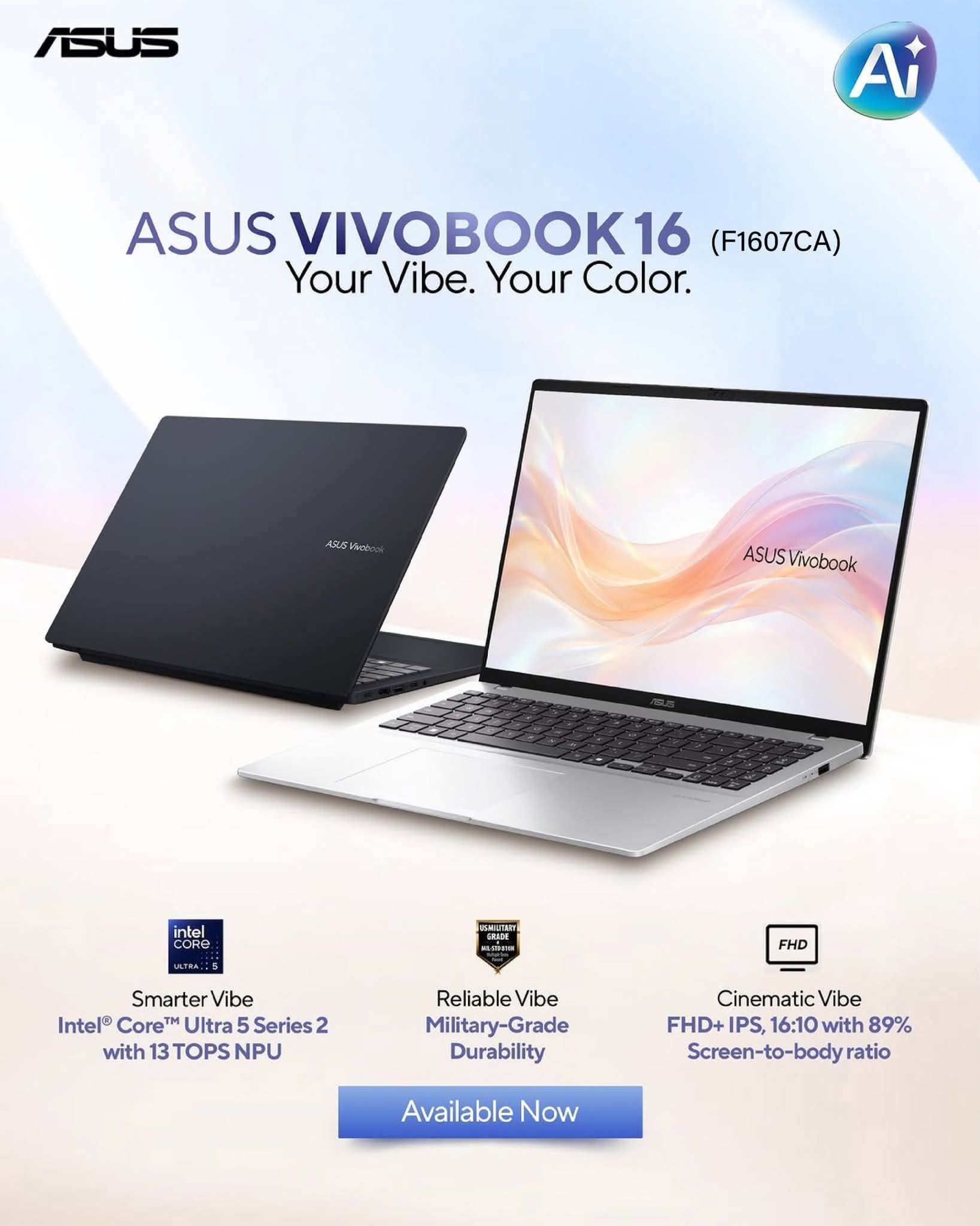 ASUS Exclusive Store Dhanmondi Facebook ad: Power through your day with the new ASUS…