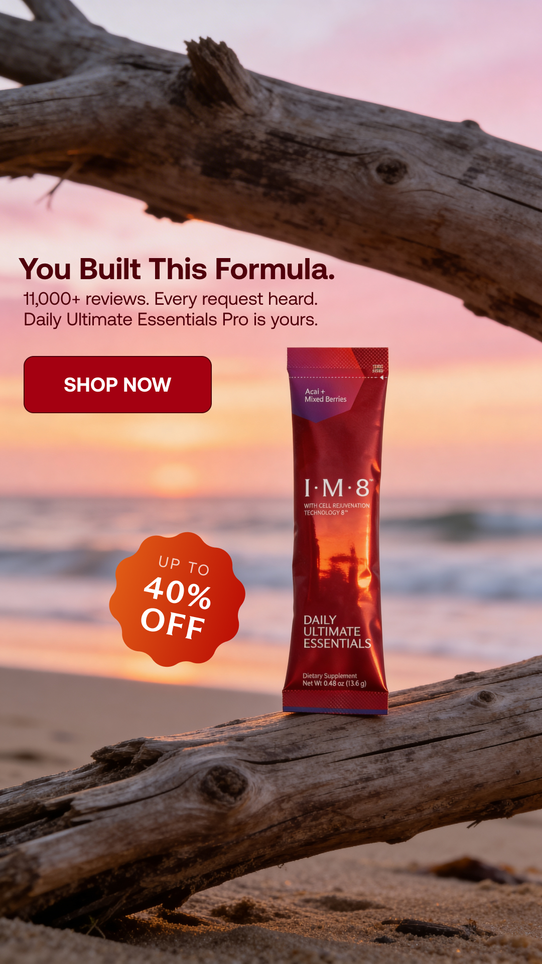 IM8 Health Facebook ad
