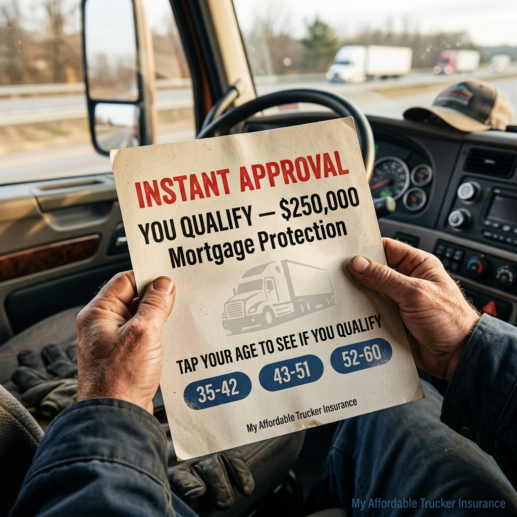 My Affordable Trucker Insurance Facebook ad