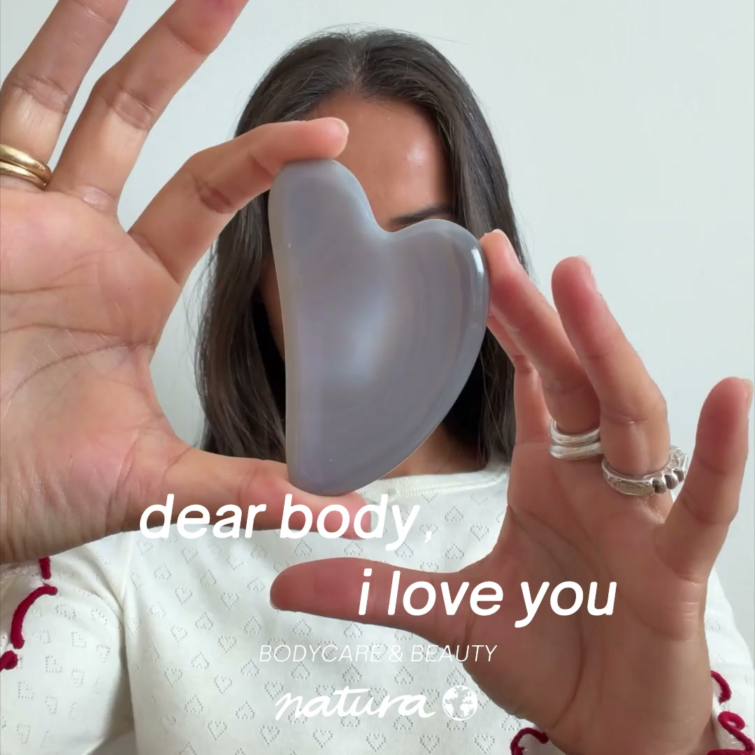 Tiendas Natura Facebook ad: Dear body: I love you!
