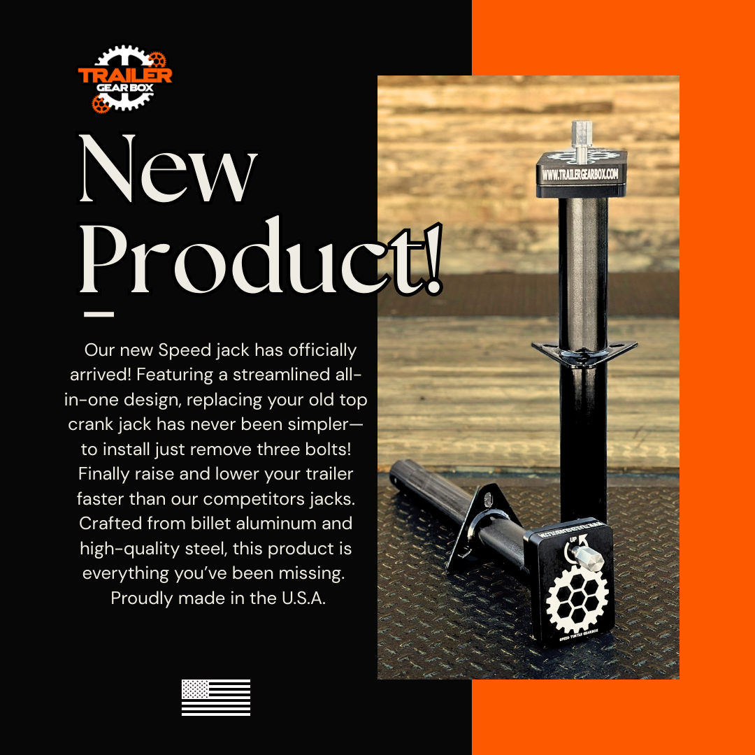Trailer Gearbox Facebook ad: Cordless Drill Powered Jack