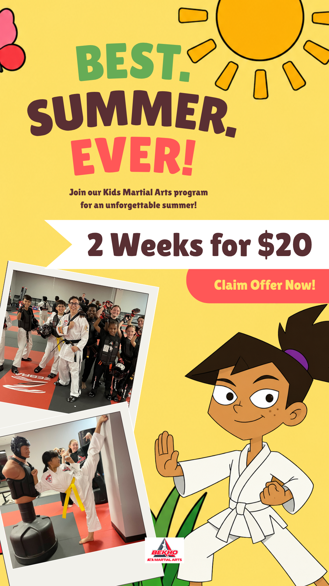 Bekho Martial Arts - Las Vegas Facebook ad
