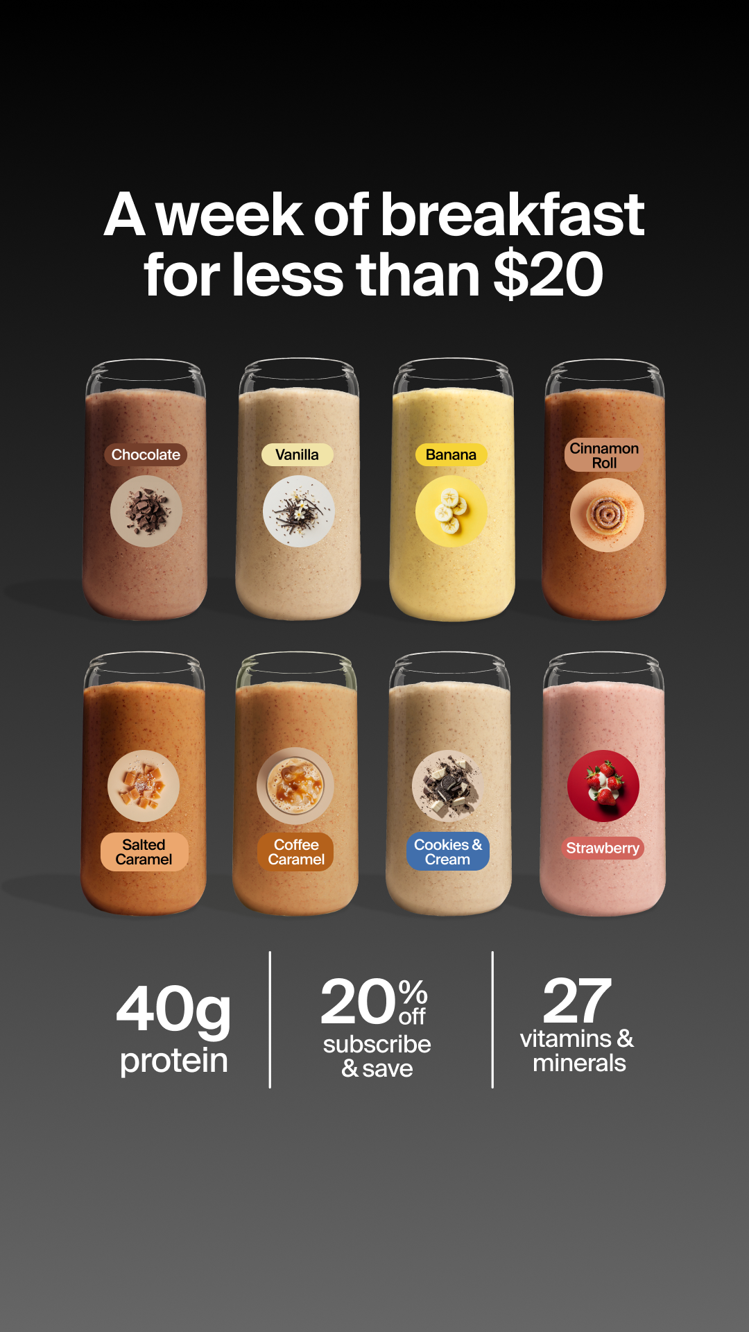 Huel Facebook ad