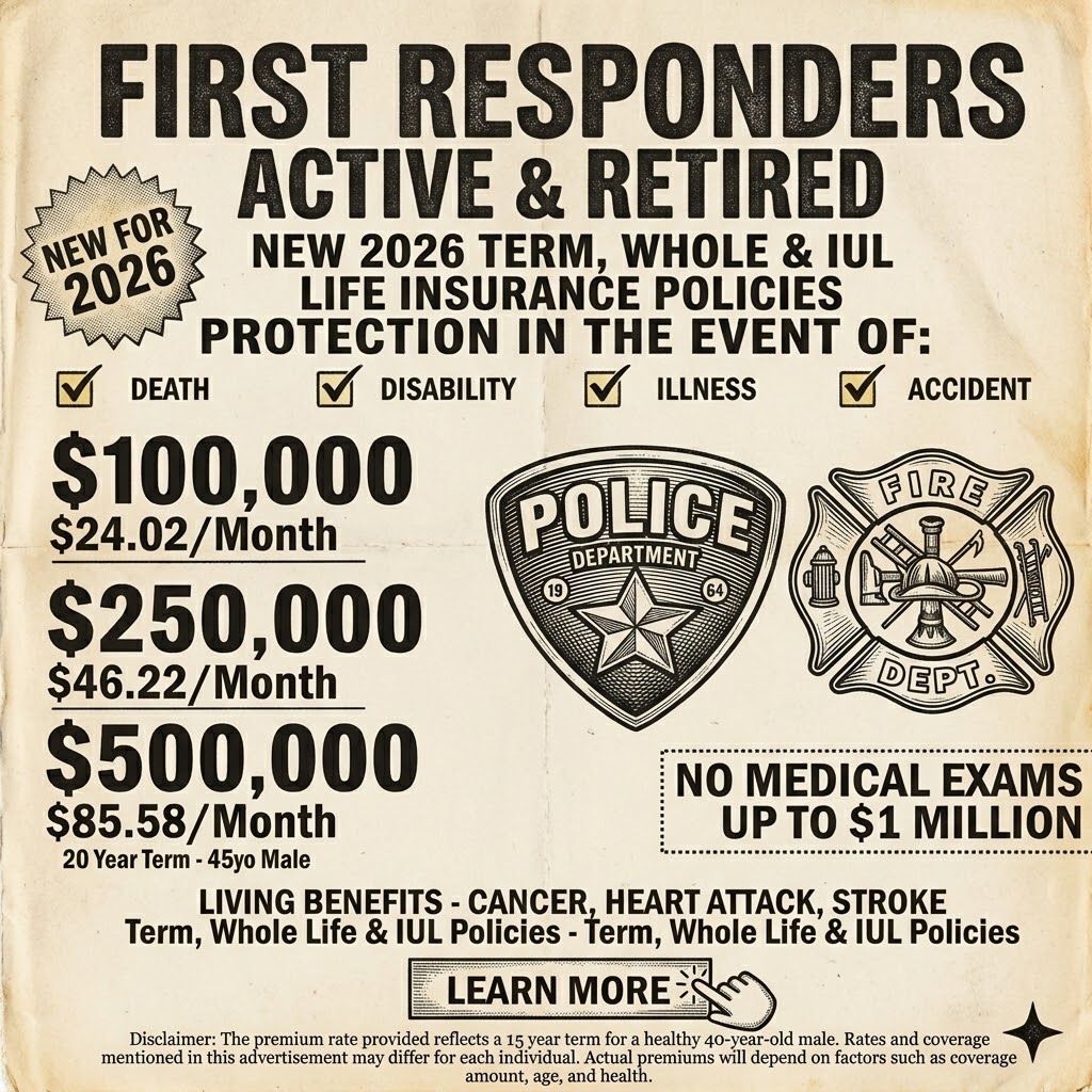 First Responders Financial Group Facebook ad