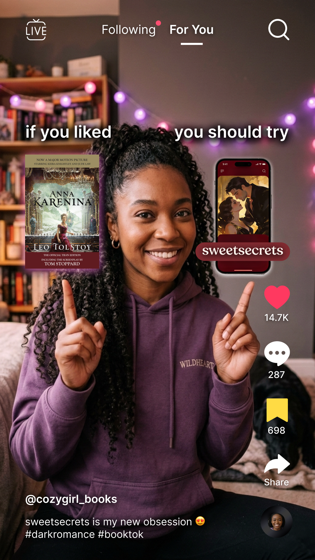 Sweetsecrets Facebook ad
