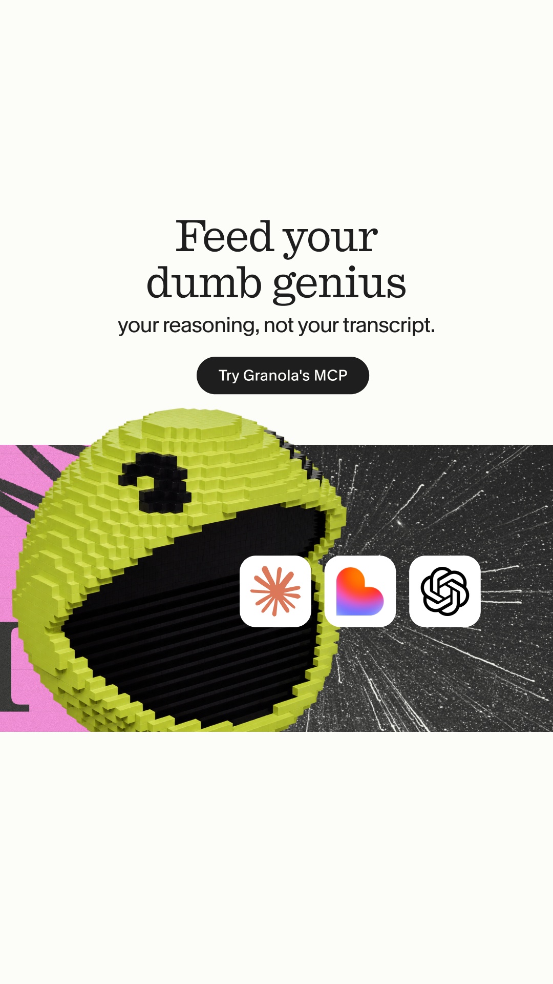 Granola - AI notepad Facebook ad