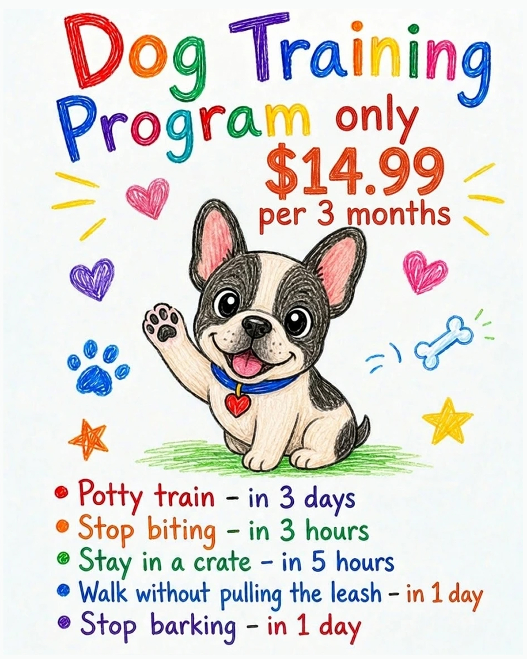Puppy Tips for Training Facebook ad