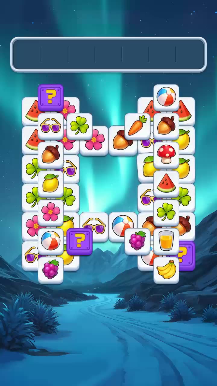 Tile Journey Facebook ad: Pure Relaxing Puzzle Fun!