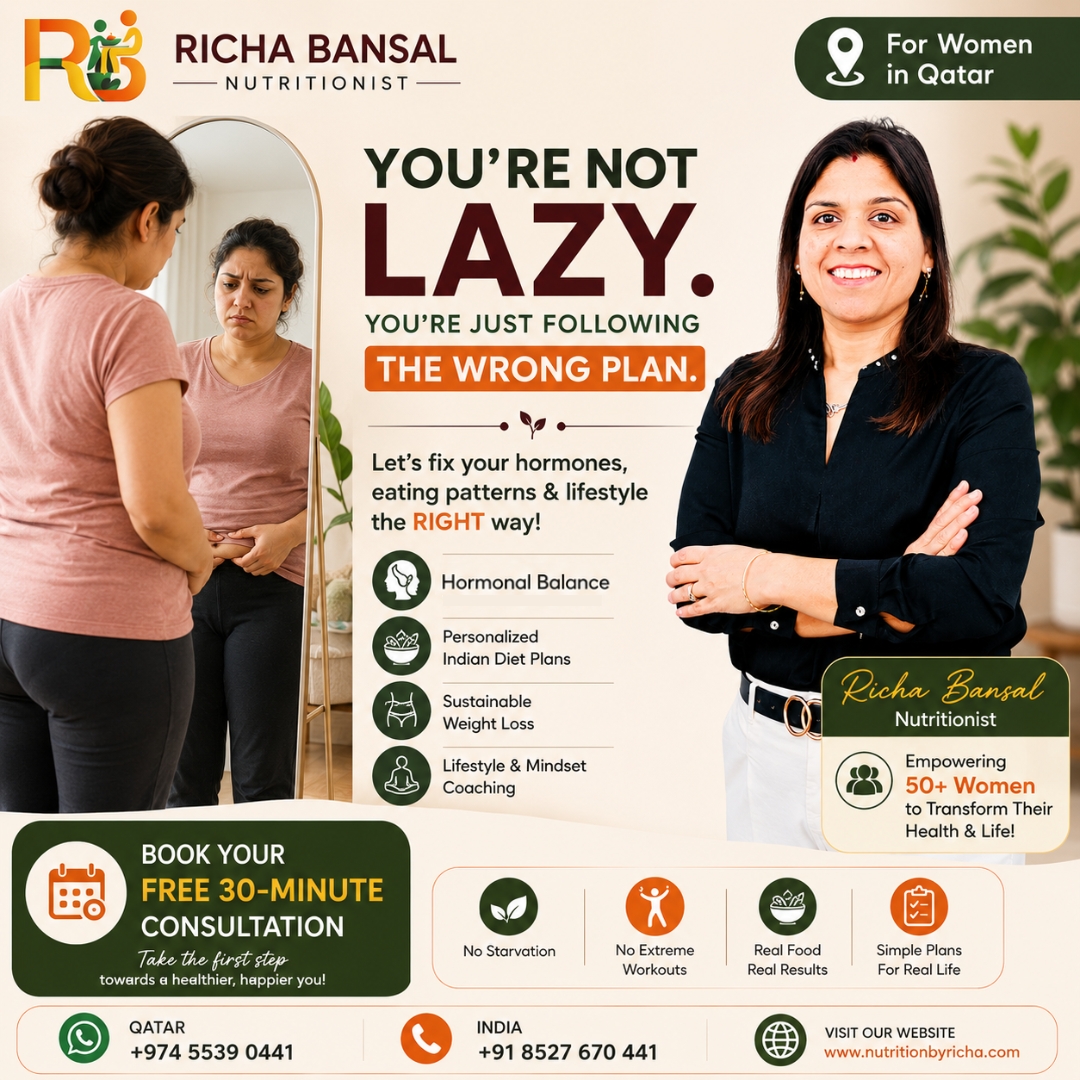 Richa Bansal Nutrition Facebook ad: Chat with us