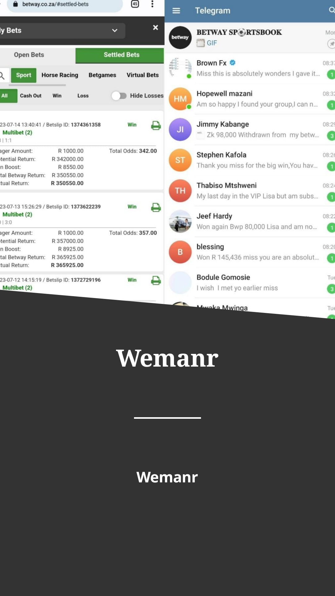 Wemanr Facebook ad from Jul 15, 2023