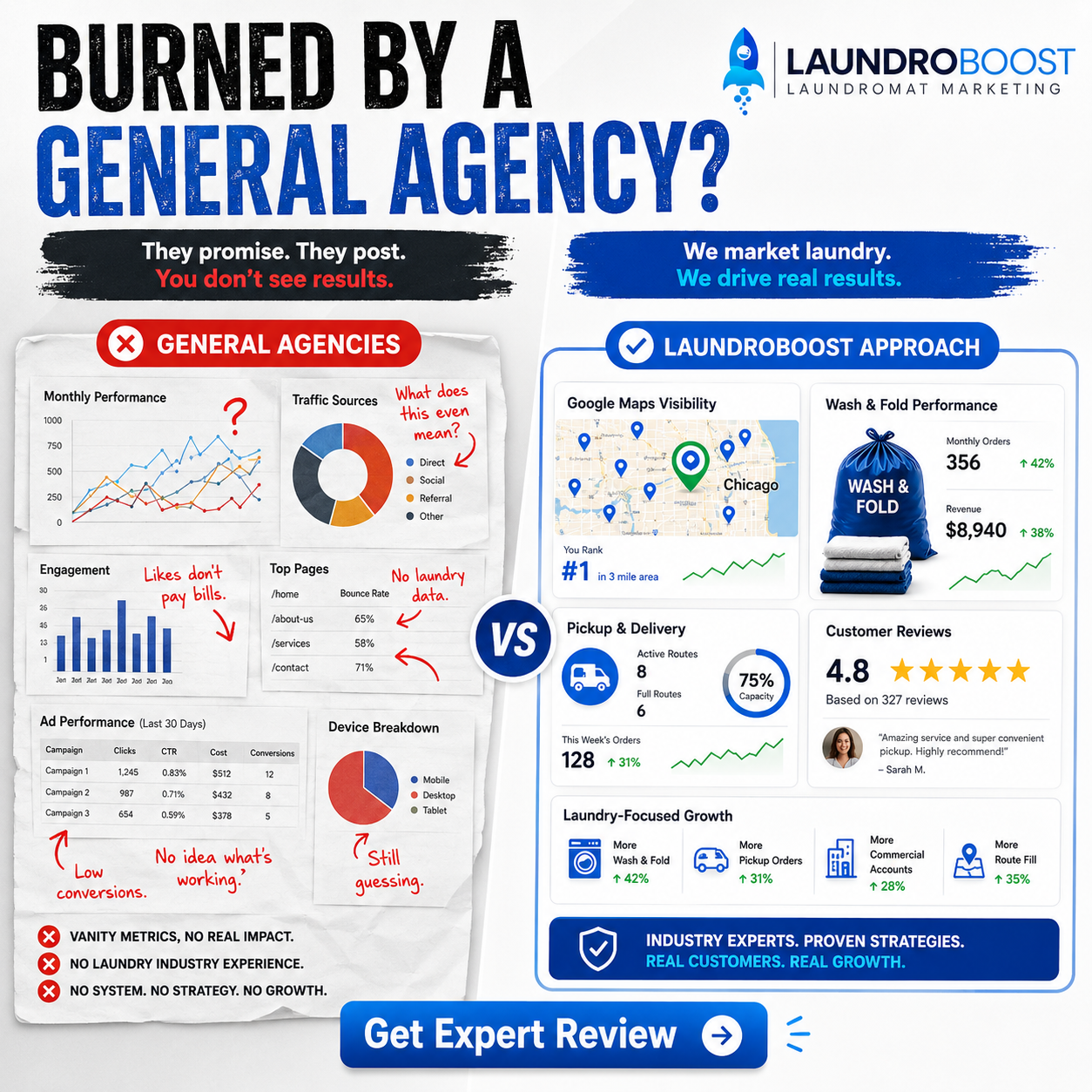 LaundroBoost Facebook ad