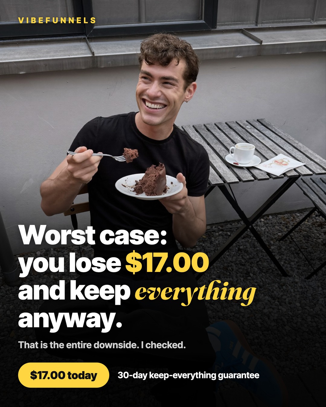 VibeFunnels Facebook ad