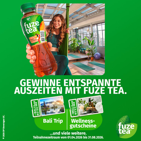 Fuze Tea Europe Facebook ad
