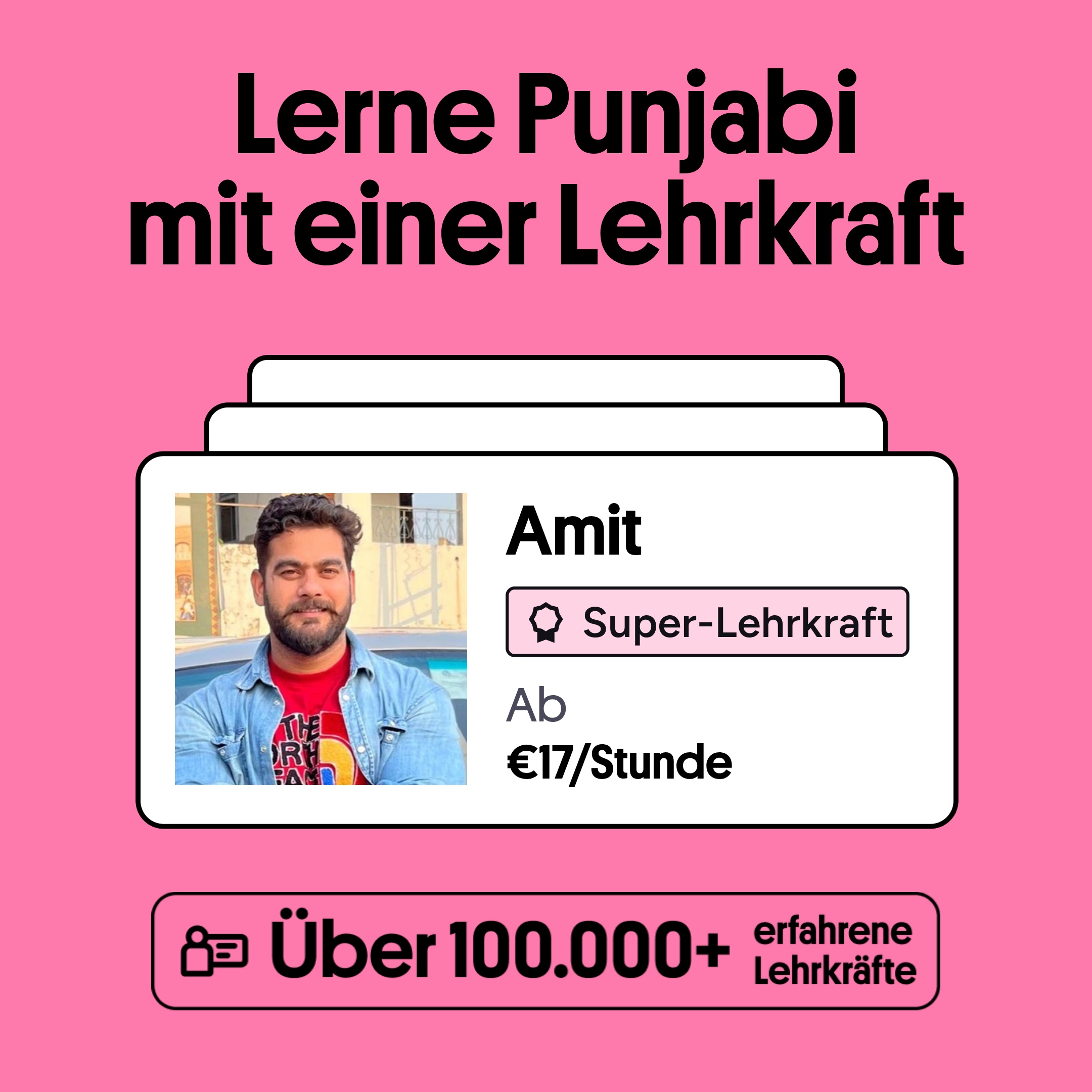 Preply Facebook ad