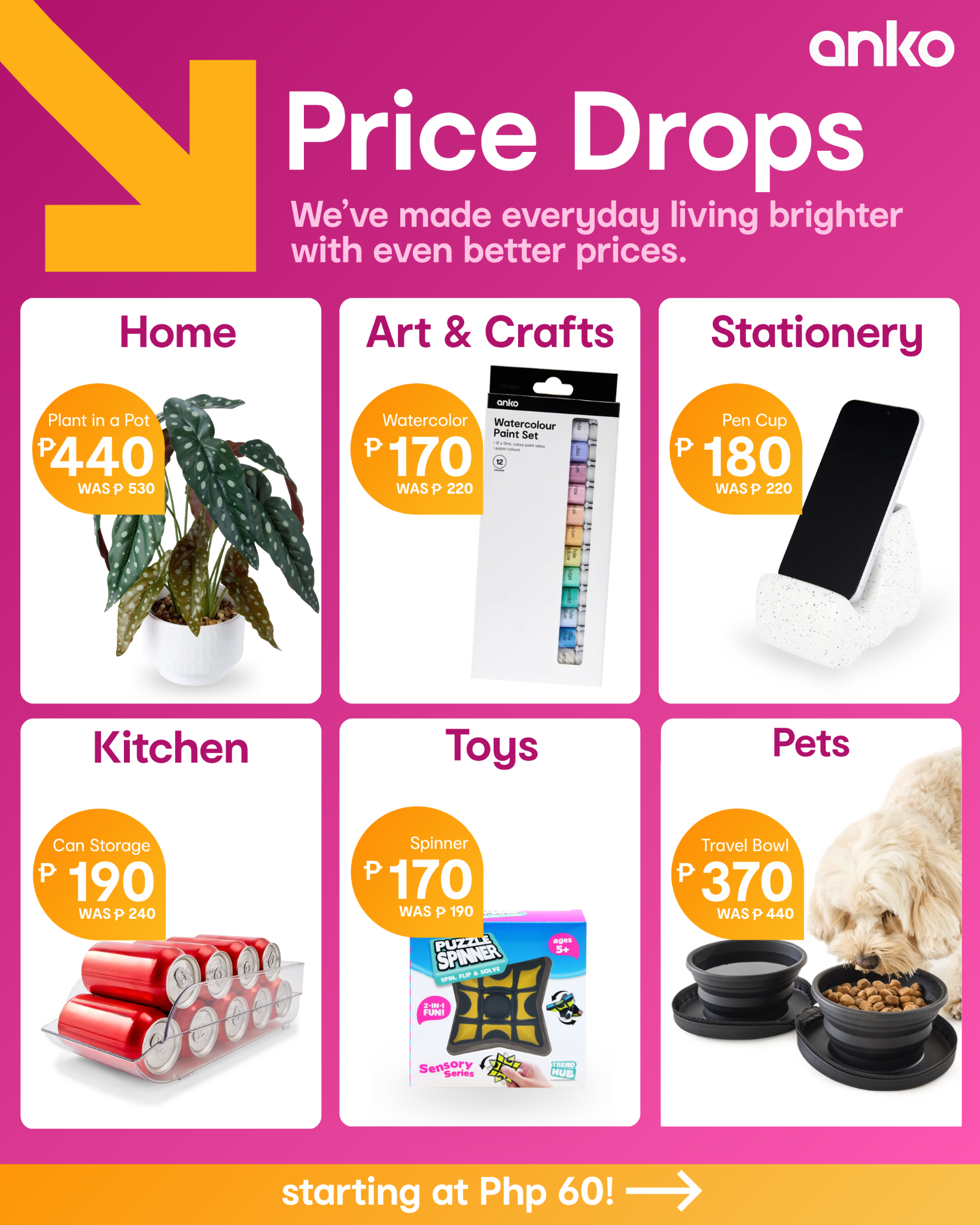 Anko Philippines Facebook ad: Prices dropped at Anko!