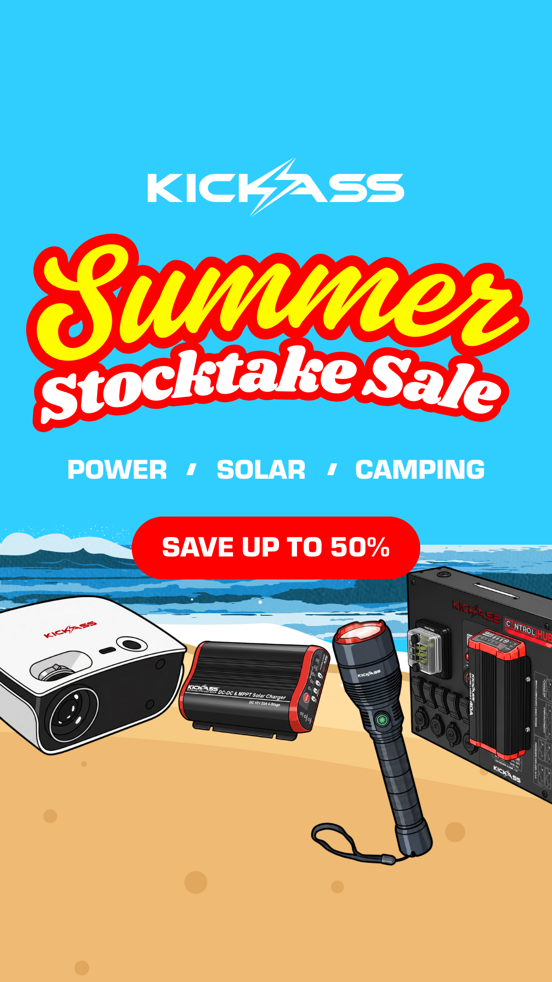 KickAss Products Facebook ad