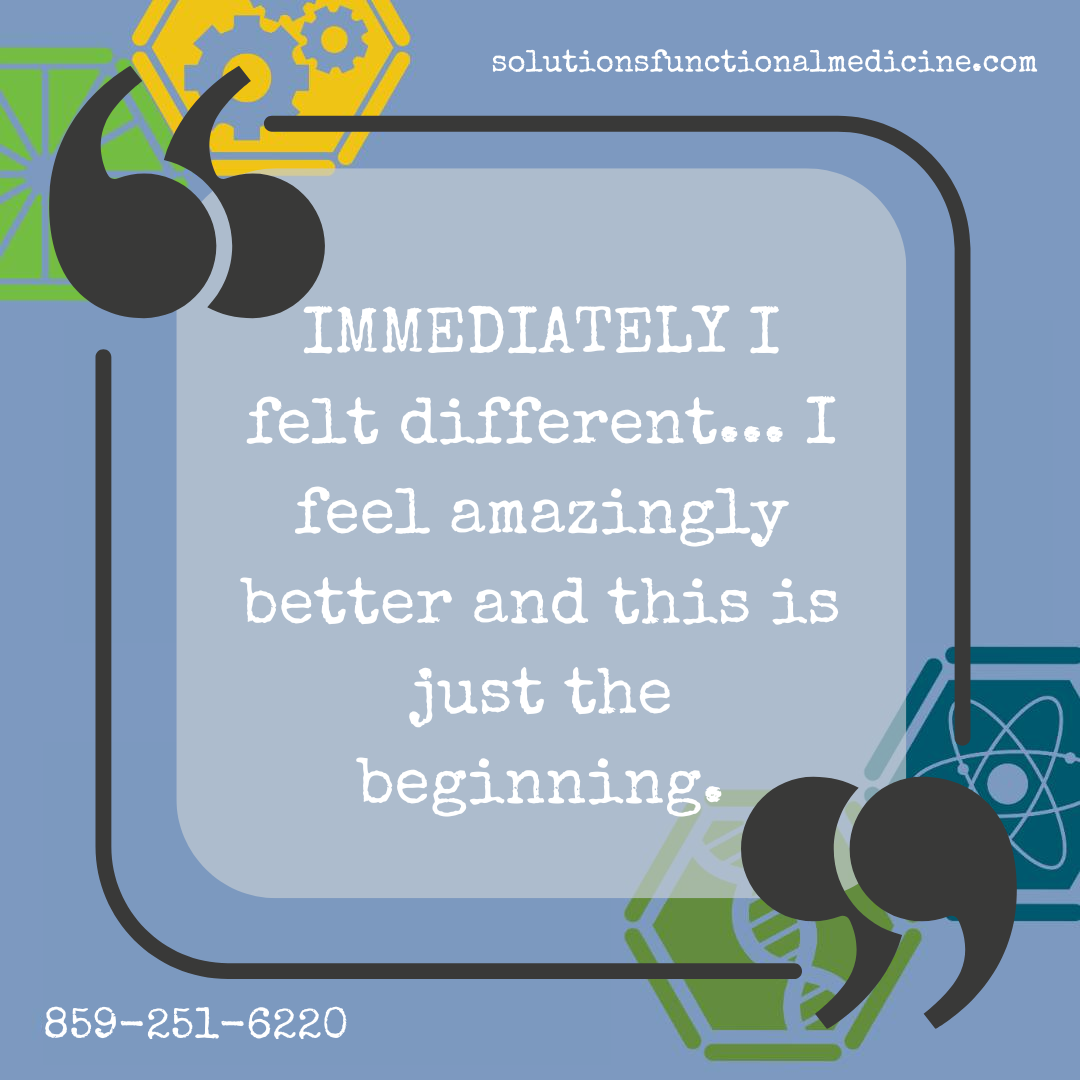 Solutions Functional Medicine Facebook ad: Academically Driven, Evidence Based