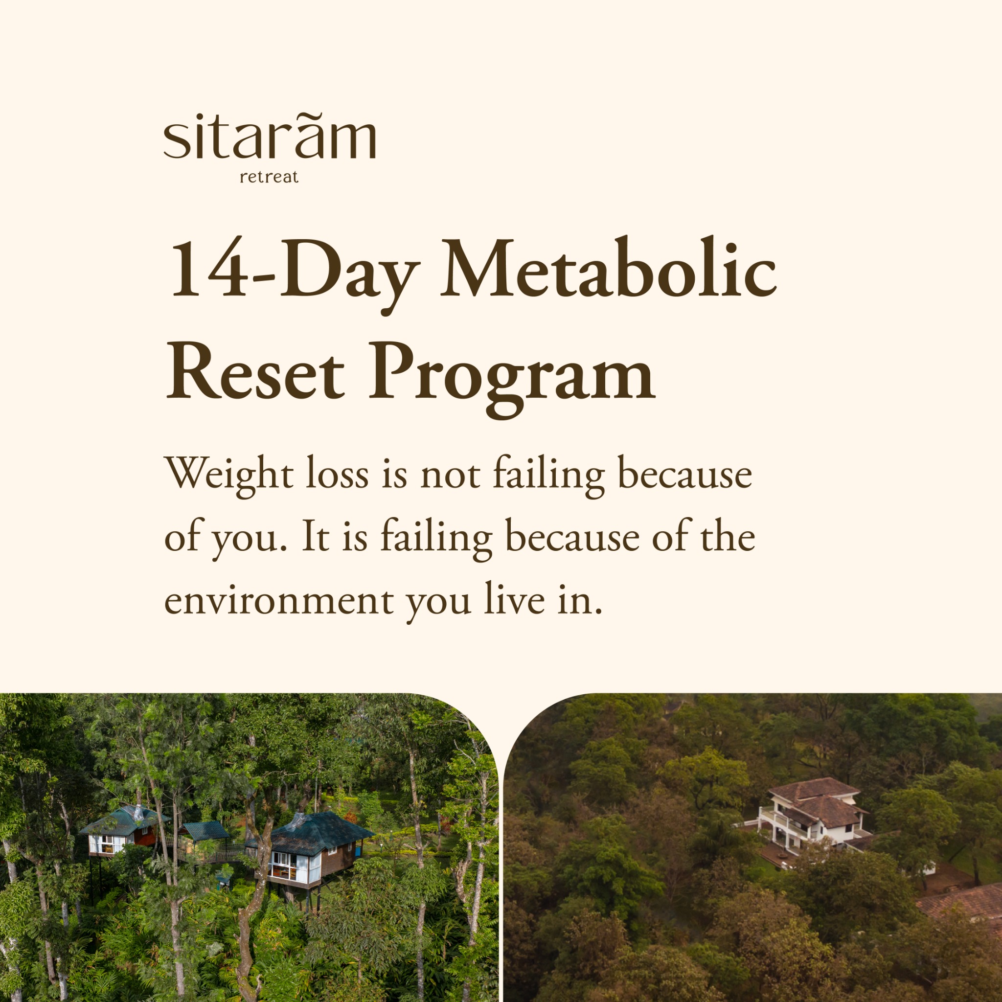 Sitaram Retreat Facebook ad