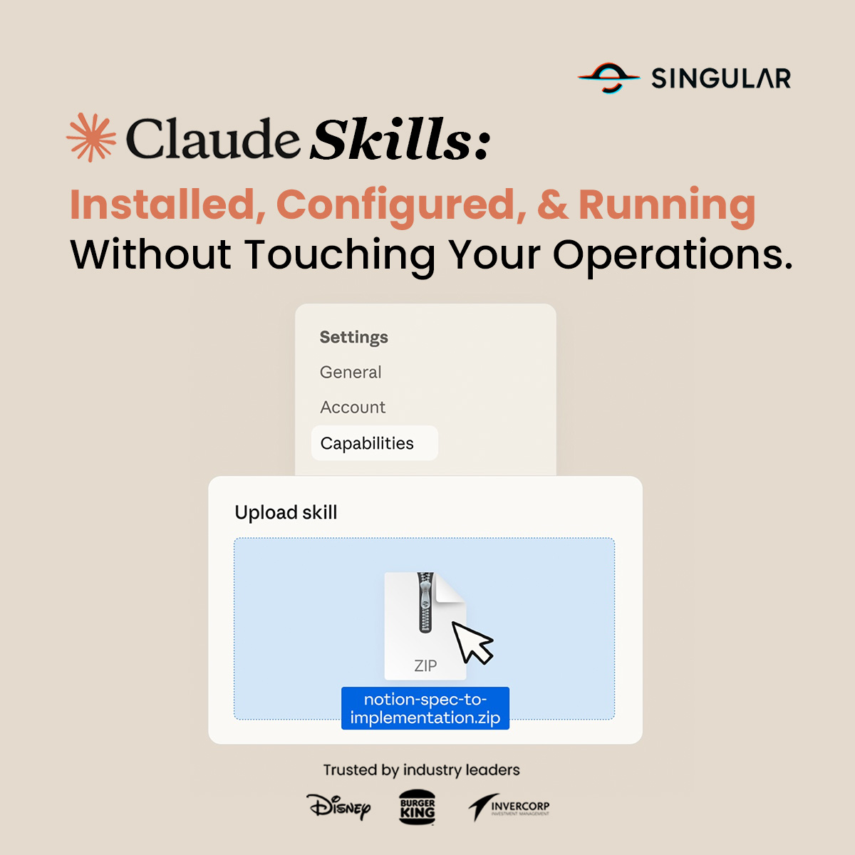 Singular Innovation Facebook ad: Fill the form and book your strategy call.