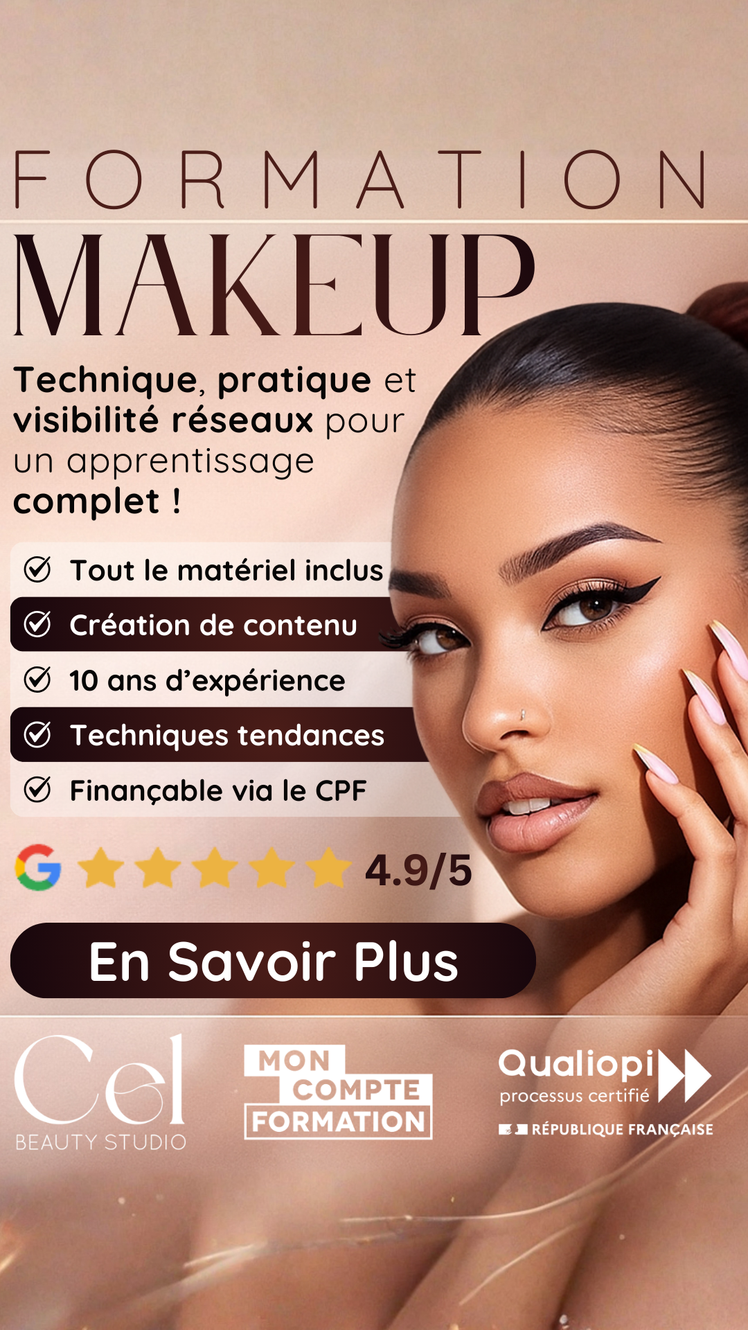 Cel Makeup Facebook ad