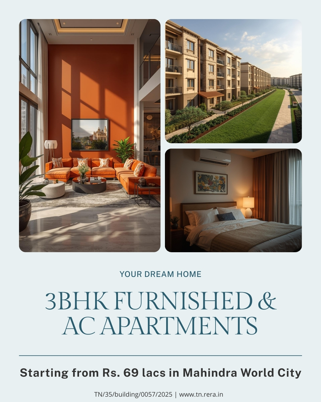 Mahindra World City Apartments Facebook ad