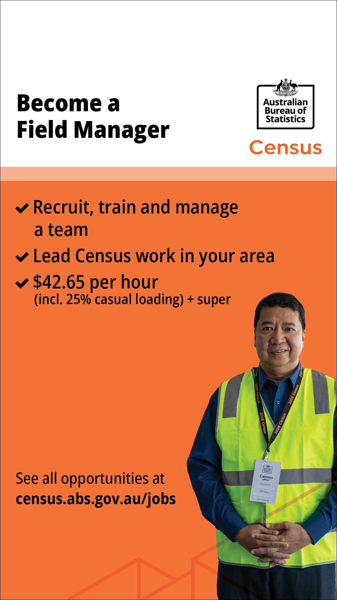 Australian Bureau of Statistics Facebook ad from Feb 8, 2026