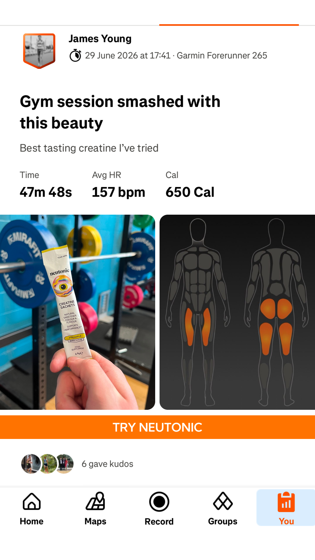 Neutonic Facebook ad