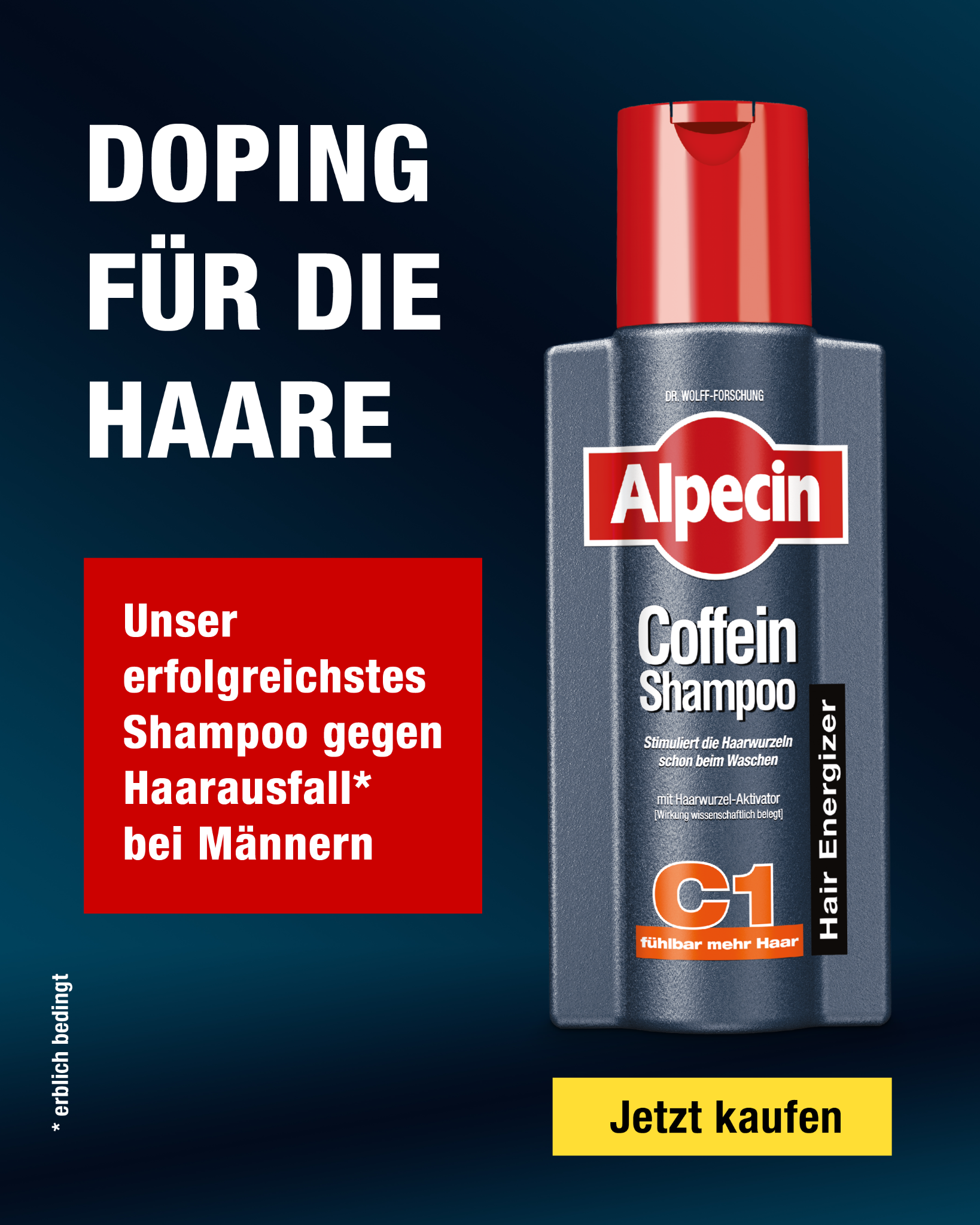 Alpecin Facebook ad