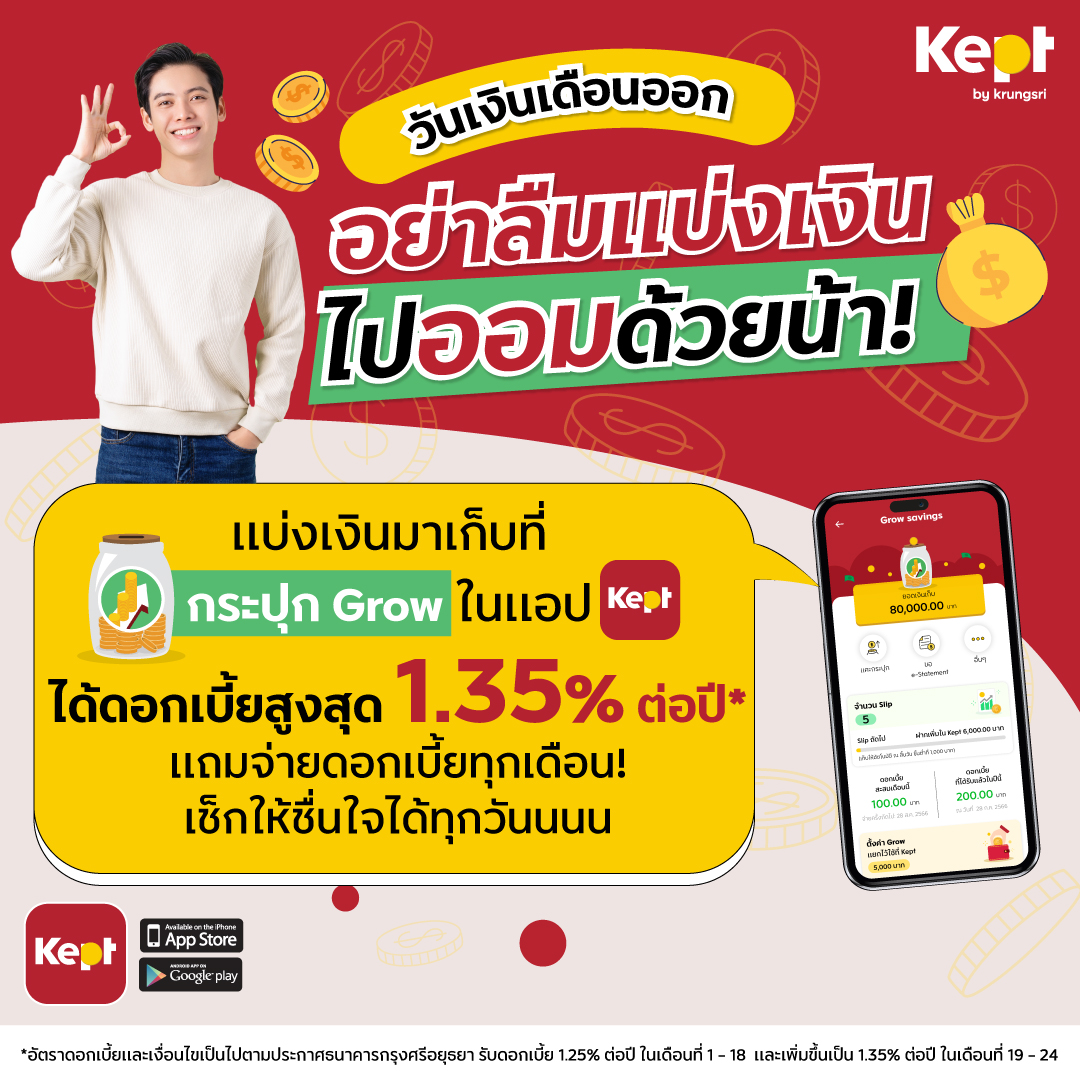 Kept by krungsri Facebook ad